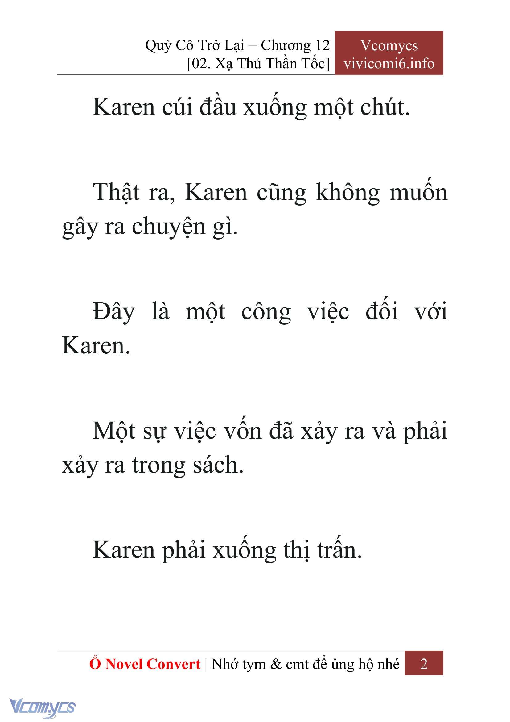 [Novel] Quý Cô Trở Lại Chapter 12 - Trang 5