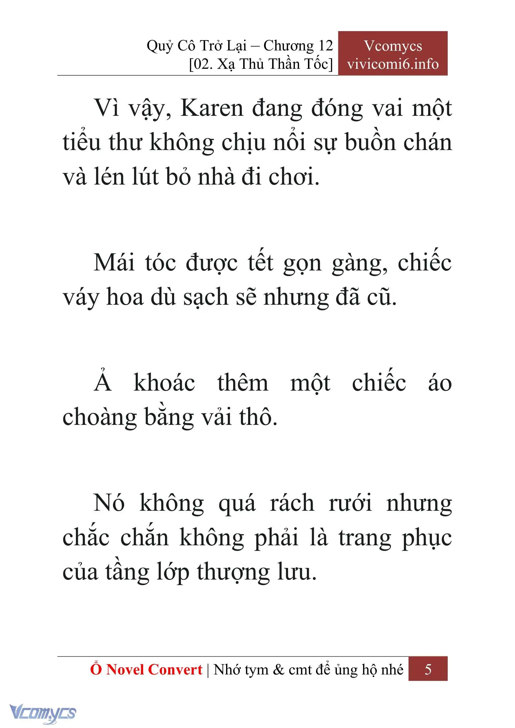 [Novel] Quý Cô Trở Lại Chapter 12 - Trang 8