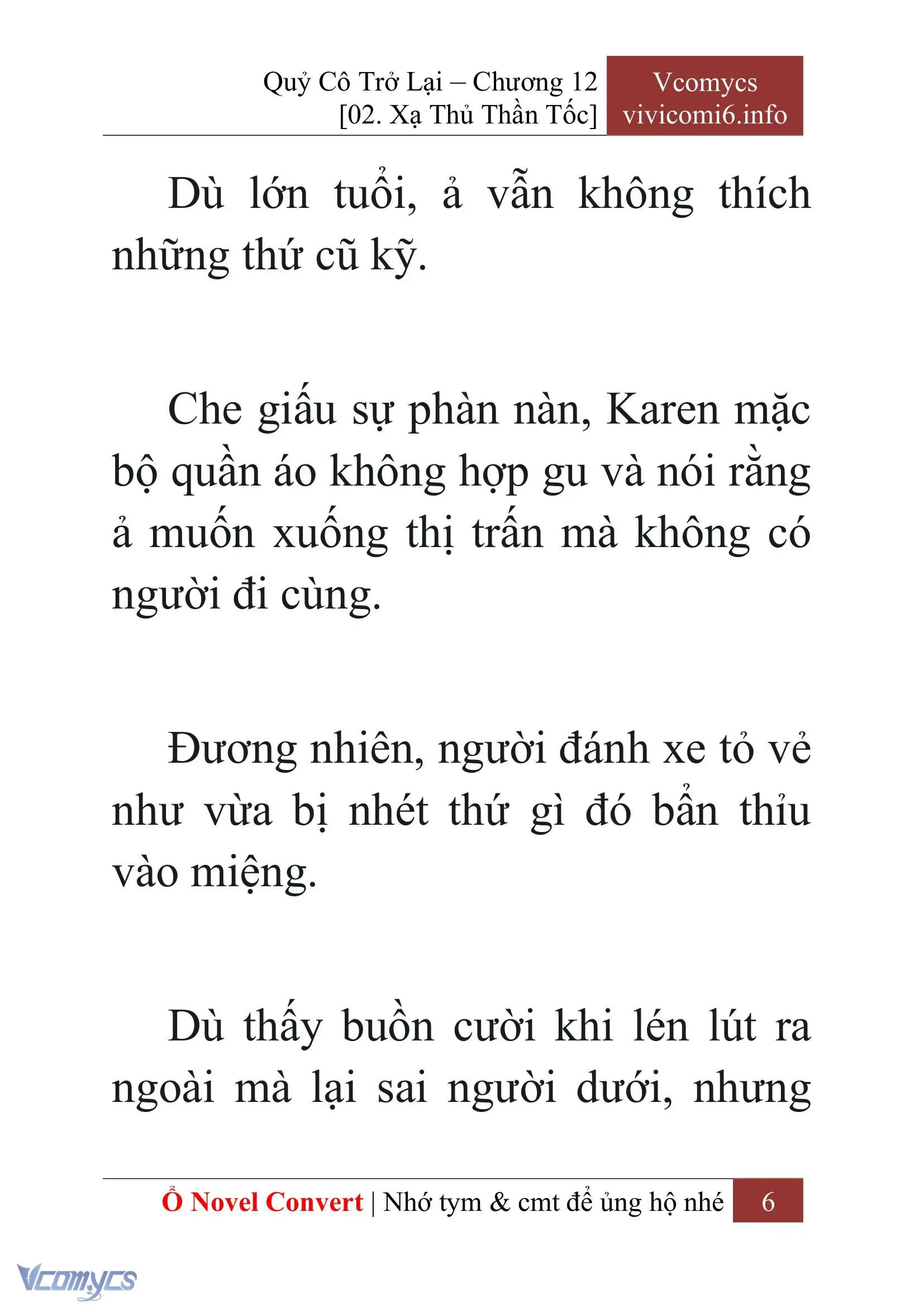 [Novel] Quý Cô Trở Lại Chapter 12 - Trang 9