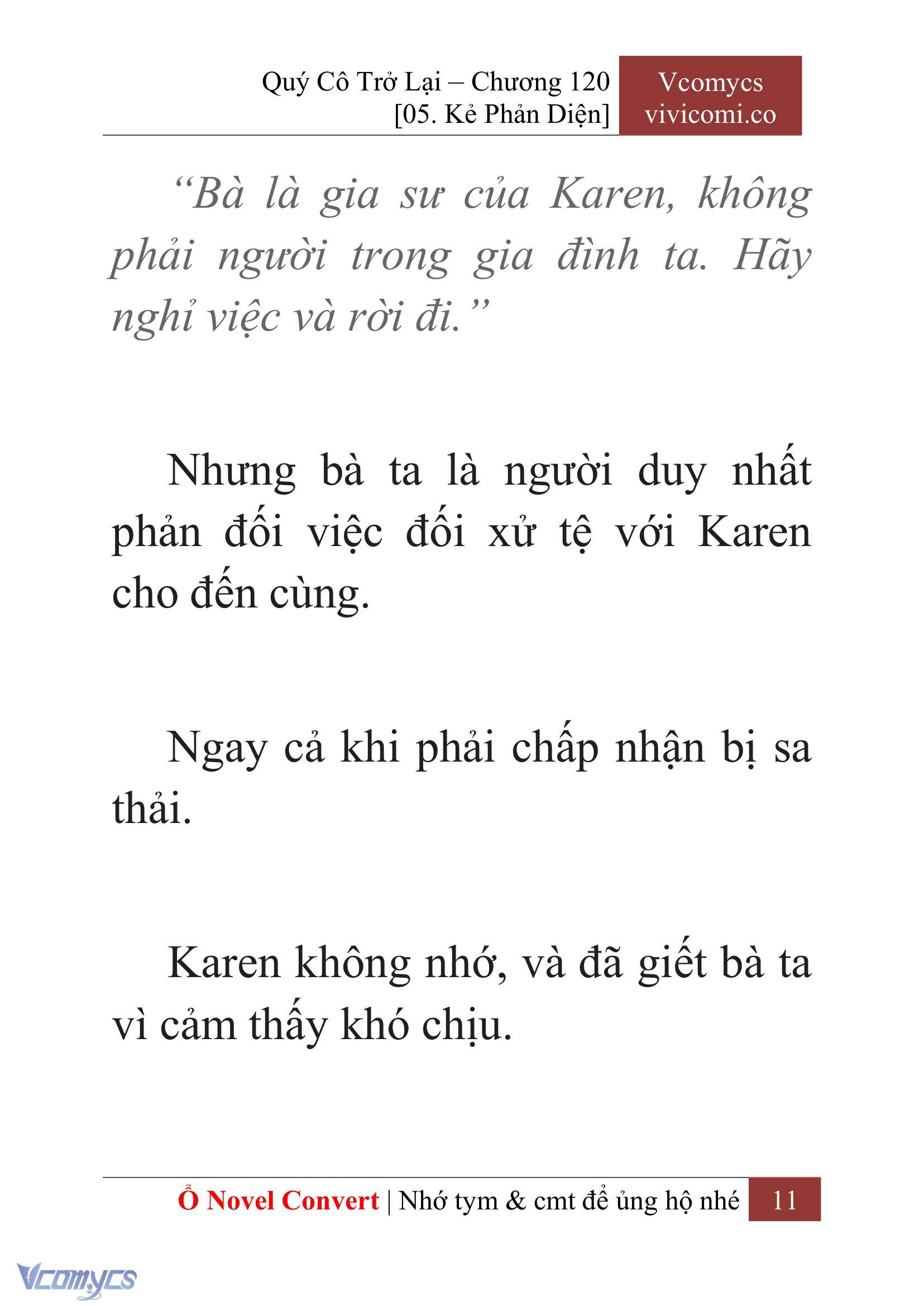 [Novel] Quý Cô Trở Lại Chapter 120 - Trang 14