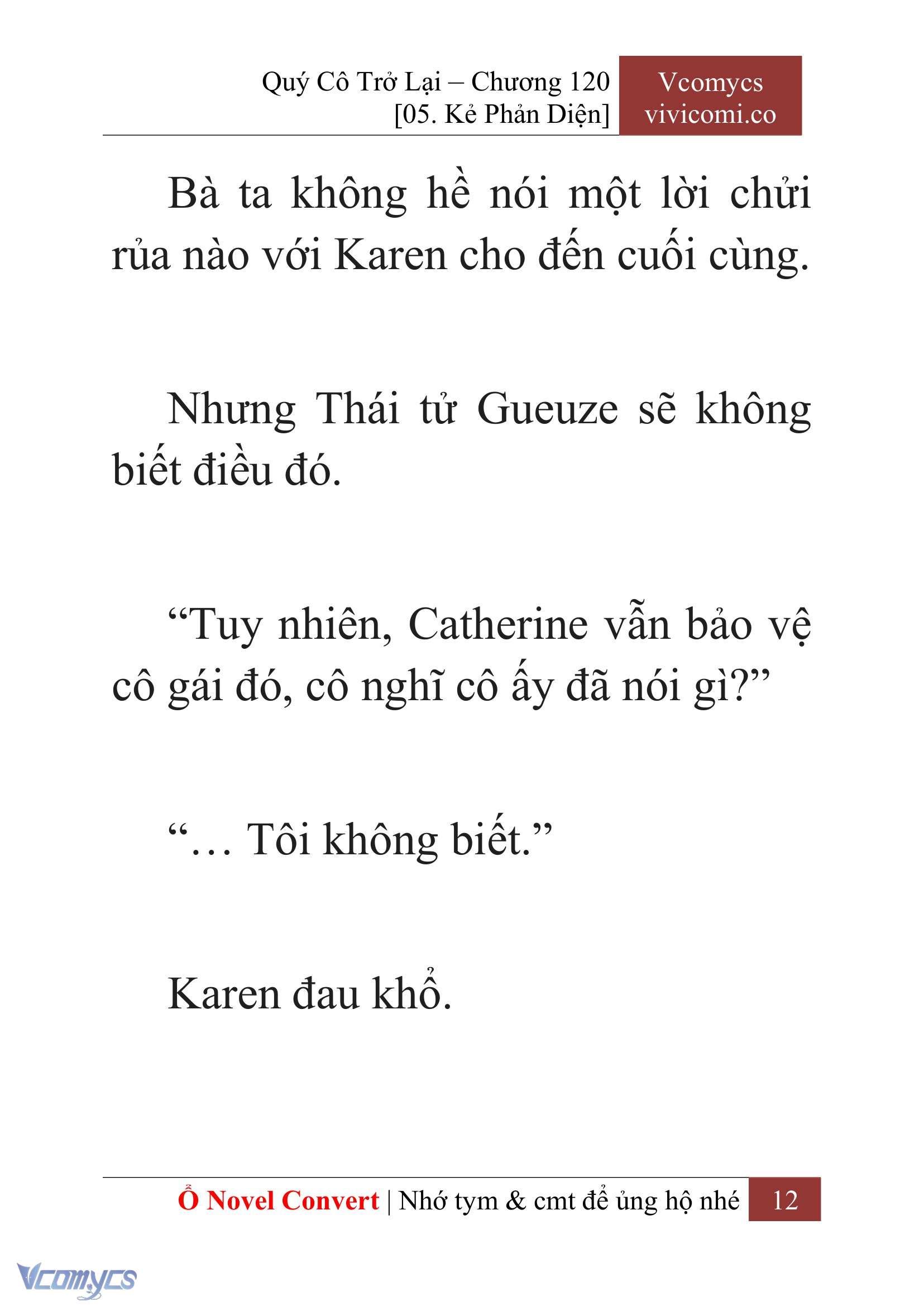 [Novel] Quý Cô Trở Lại Chapter 120 - Trang 15