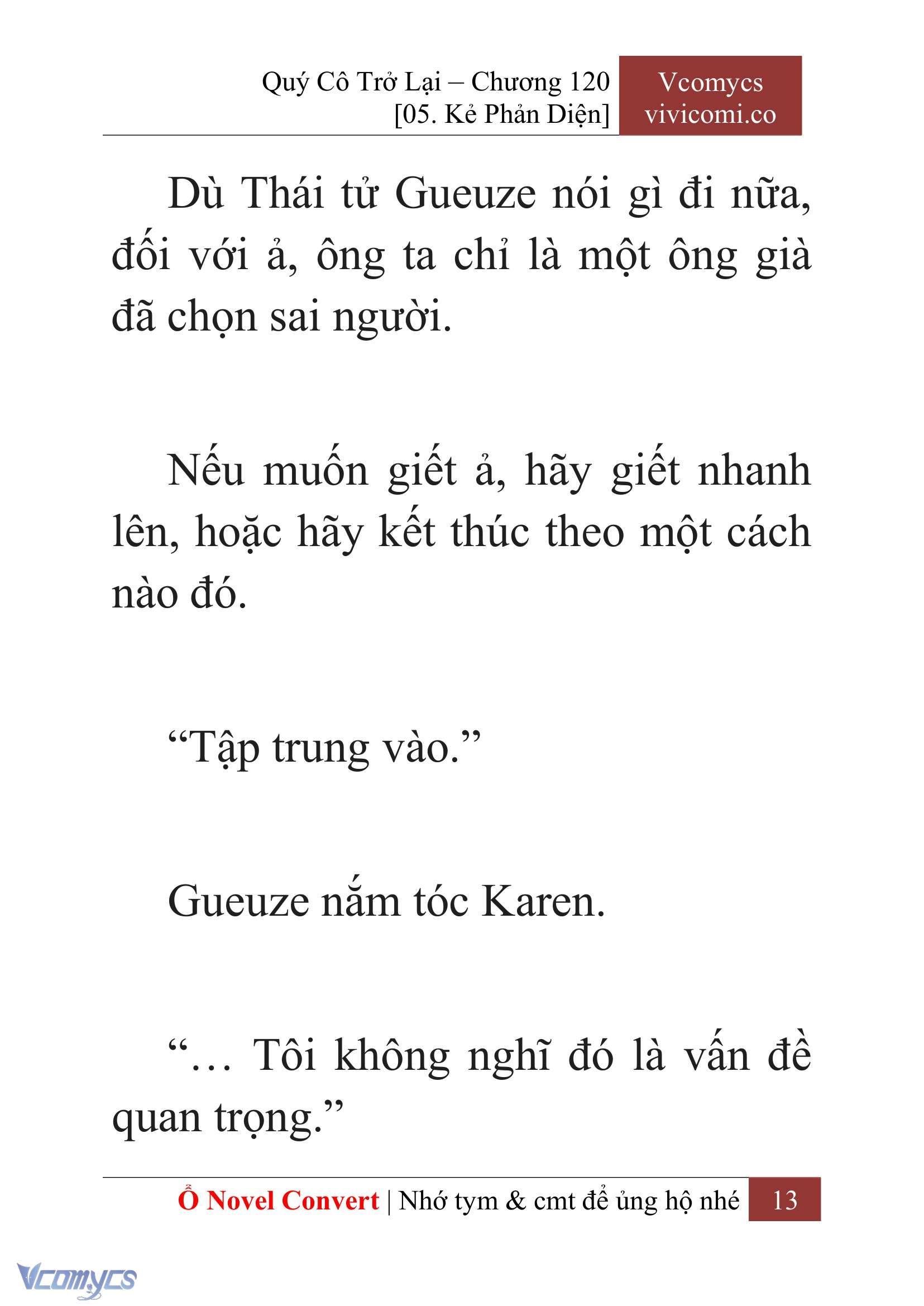 [Novel] Quý Cô Trở Lại Chapter 120 - Trang 16