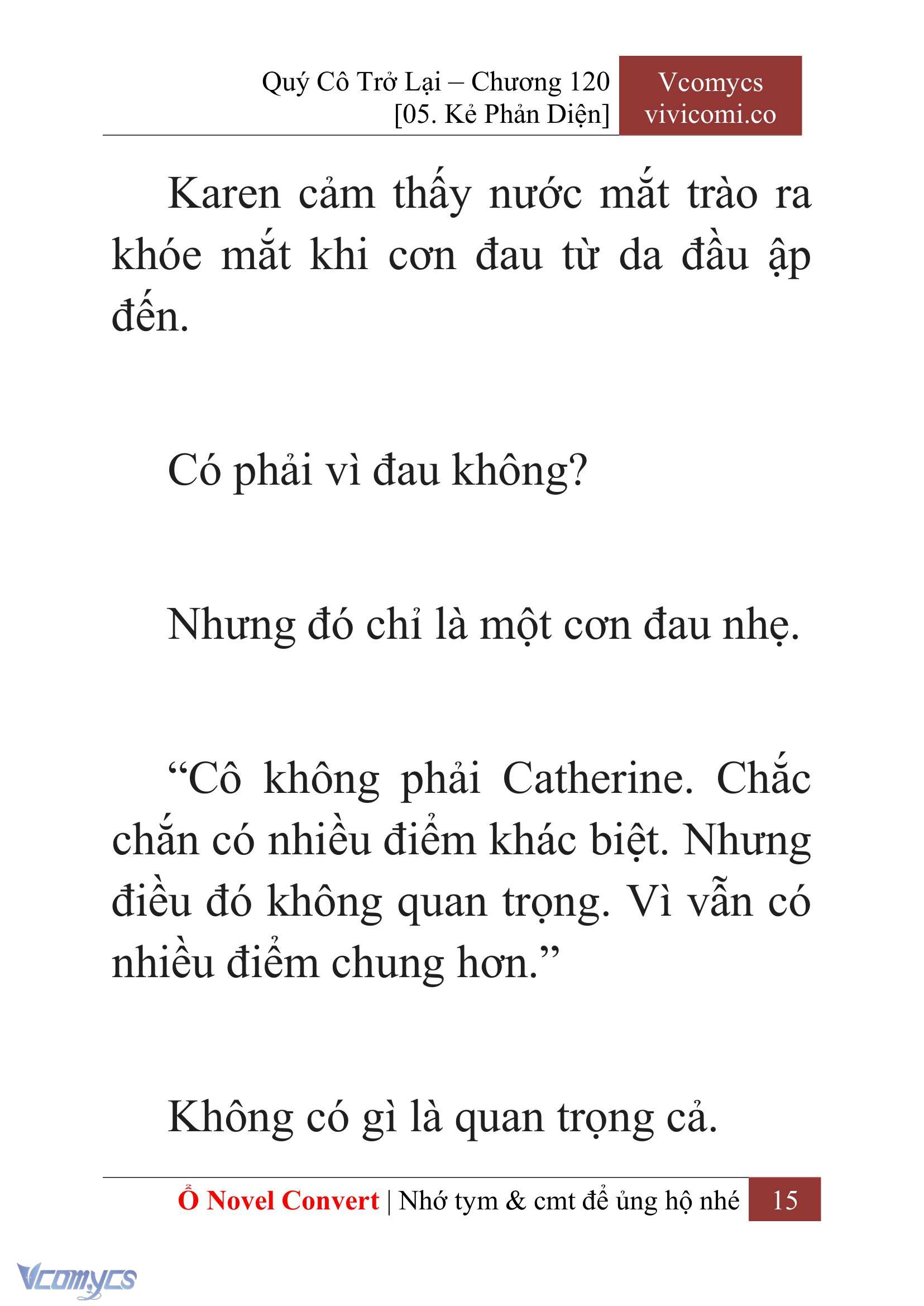 [Novel] Quý Cô Trở Lại Chapter 120 - Trang 18