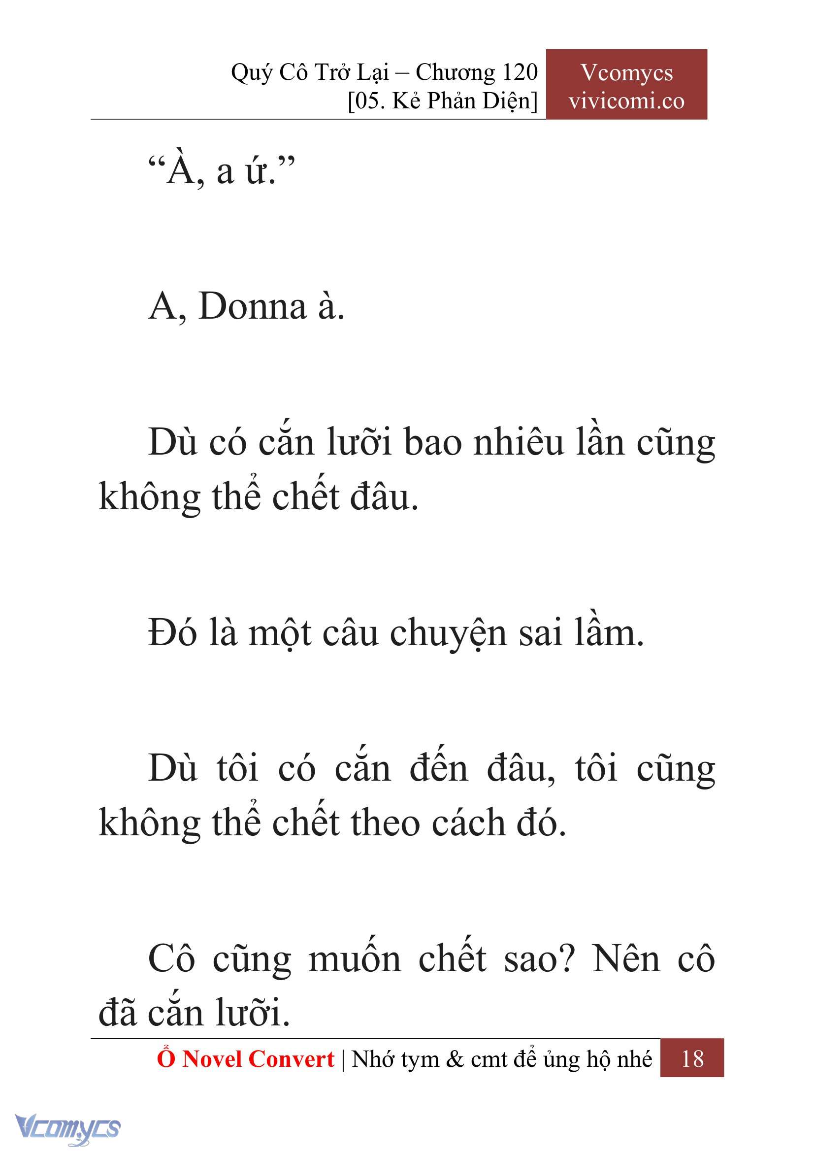 [Novel] Quý Cô Trở Lại Chapter 120 - Trang 21