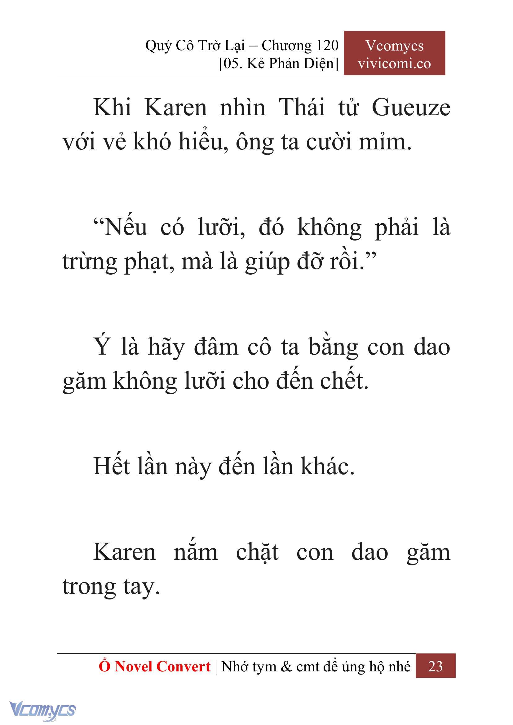 [Novel] Quý Cô Trở Lại Chapter 120 - Trang 26