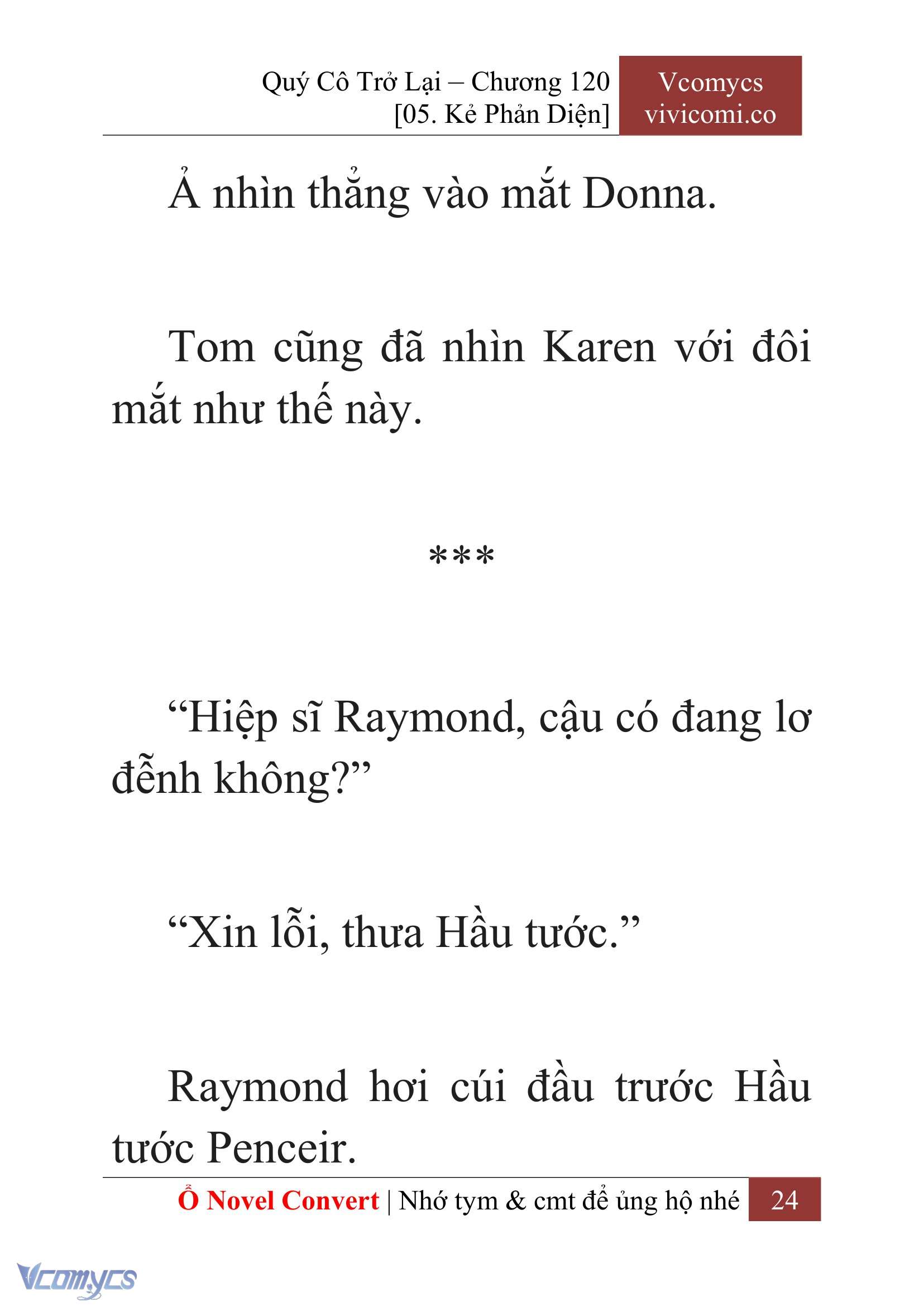 [Novel] Quý Cô Trở Lại Chapter 120 - Trang 27