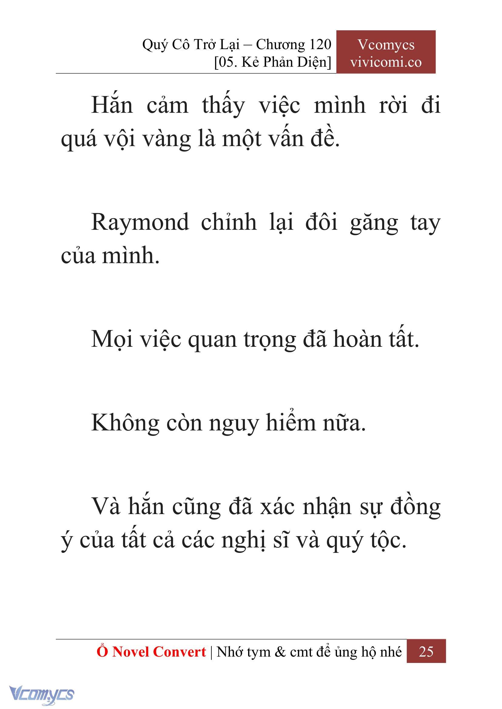 [Novel] Quý Cô Trở Lại Chapter 120 - Trang 28