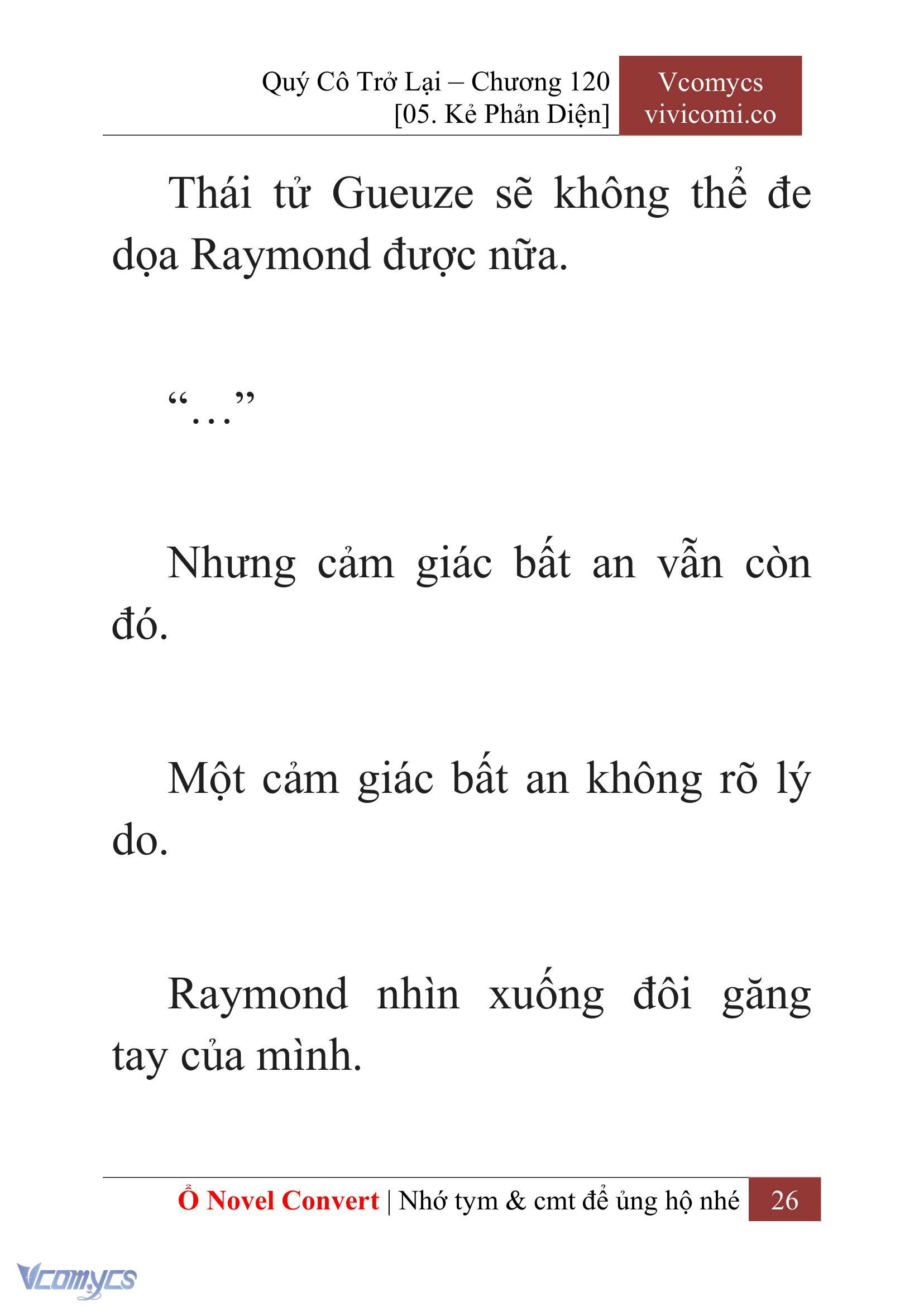 [Novel] Quý Cô Trở Lại Chapter 120 - Trang 29