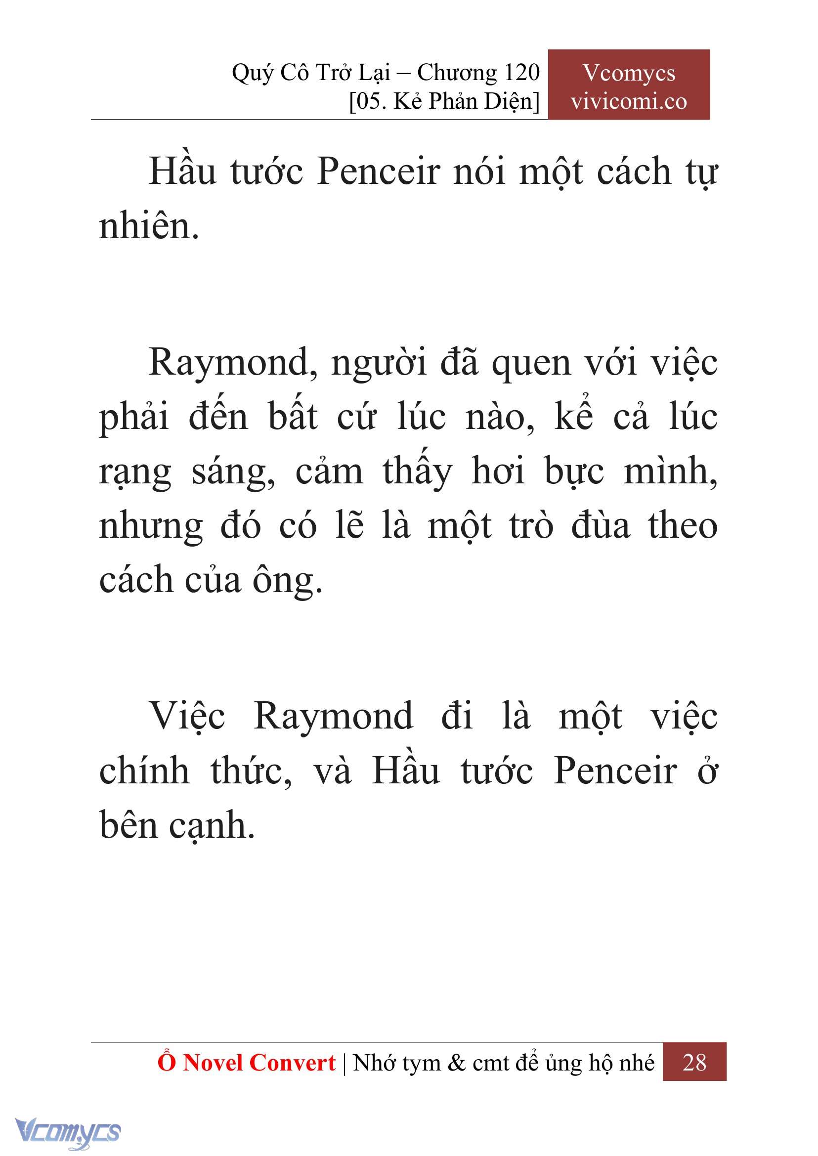 [Novel] Quý Cô Trở Lại Chapter 120 - Trang 31