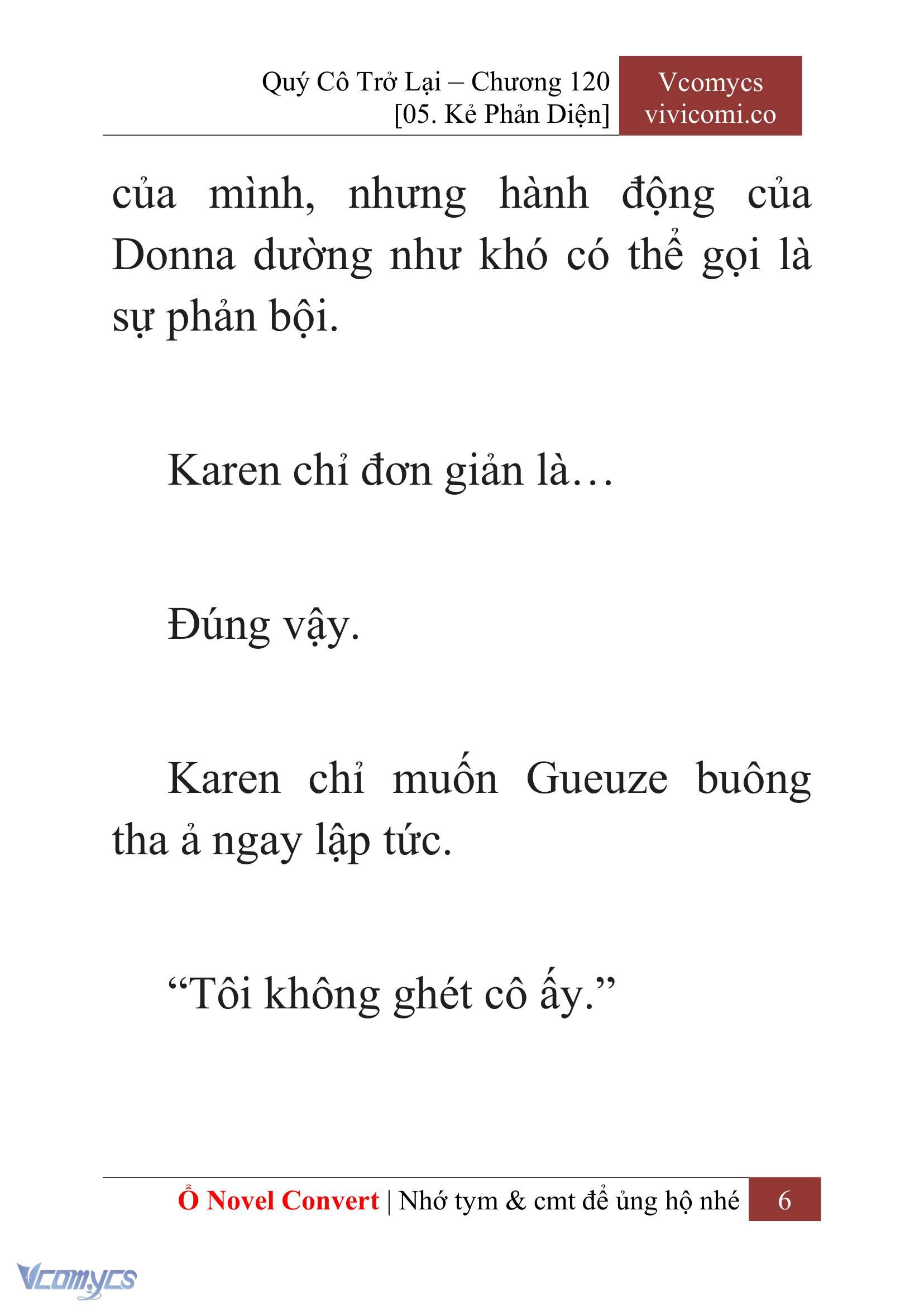 [Novel] Quý Cô Trở Lại Chapter 120 - Trang 9