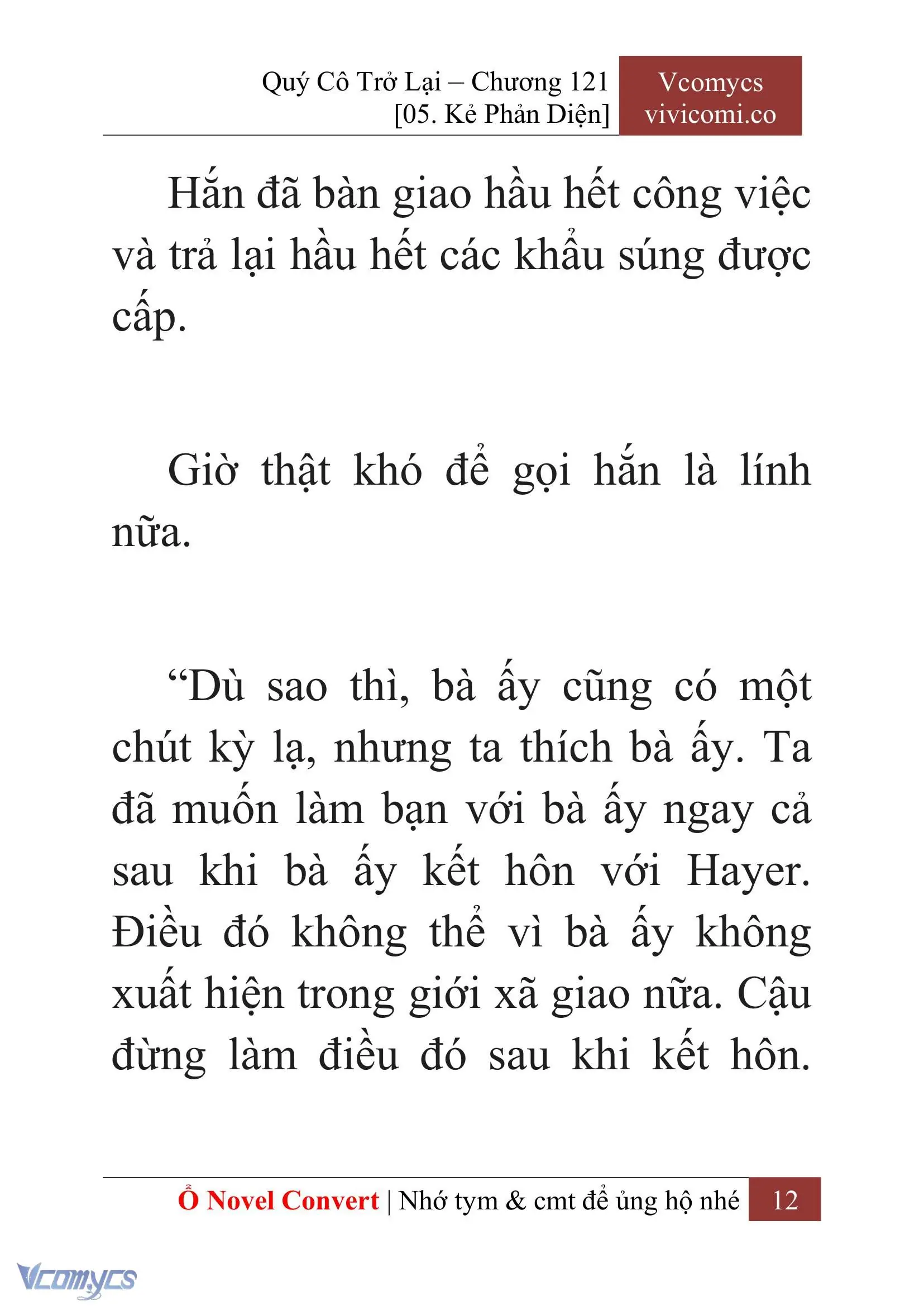 [Novel] Quý Cô Trở Lại Chapter 121 - Trang 15