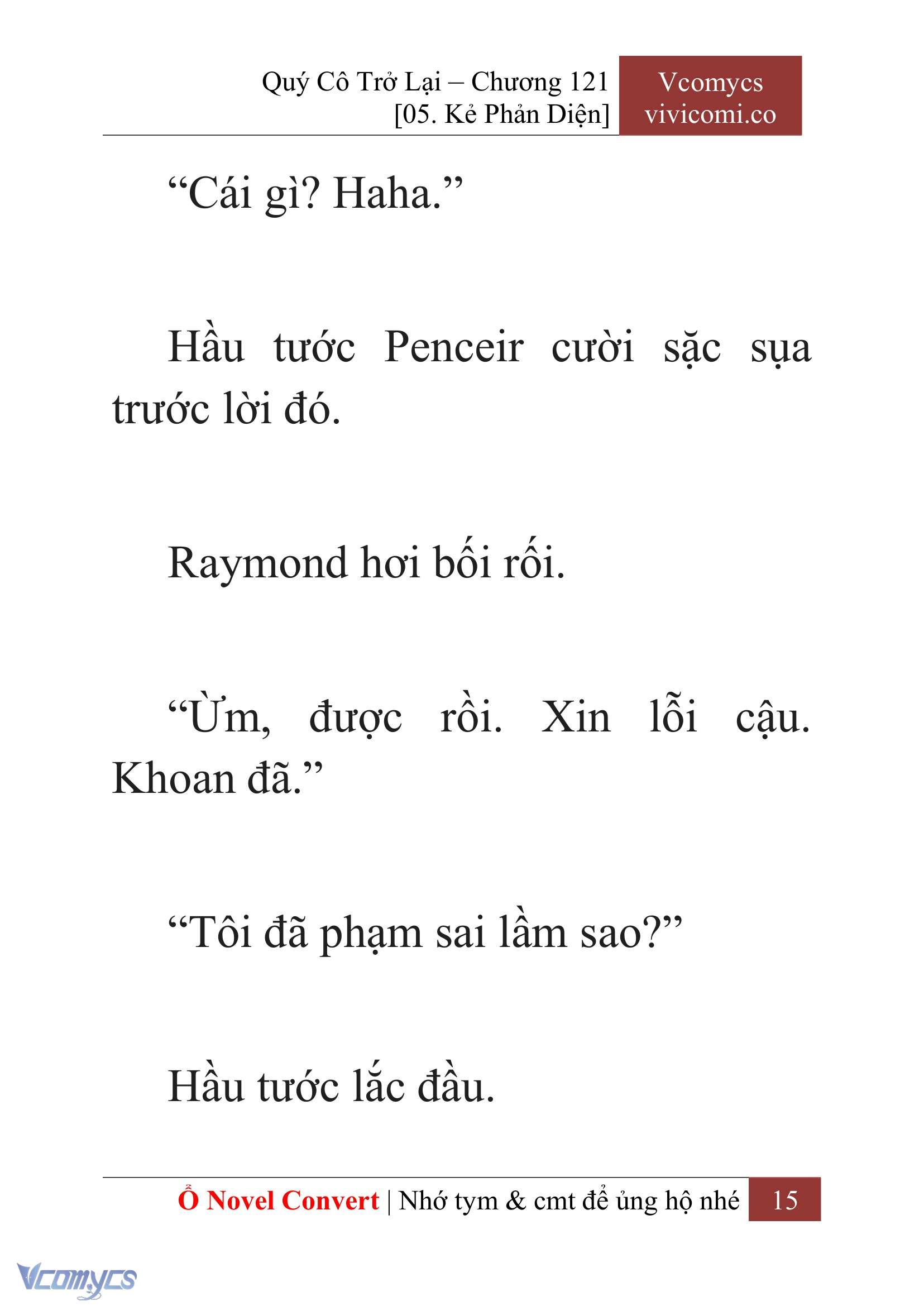 [Novel] Quý Cô Trở Lại Chapter 121 - Trang 18