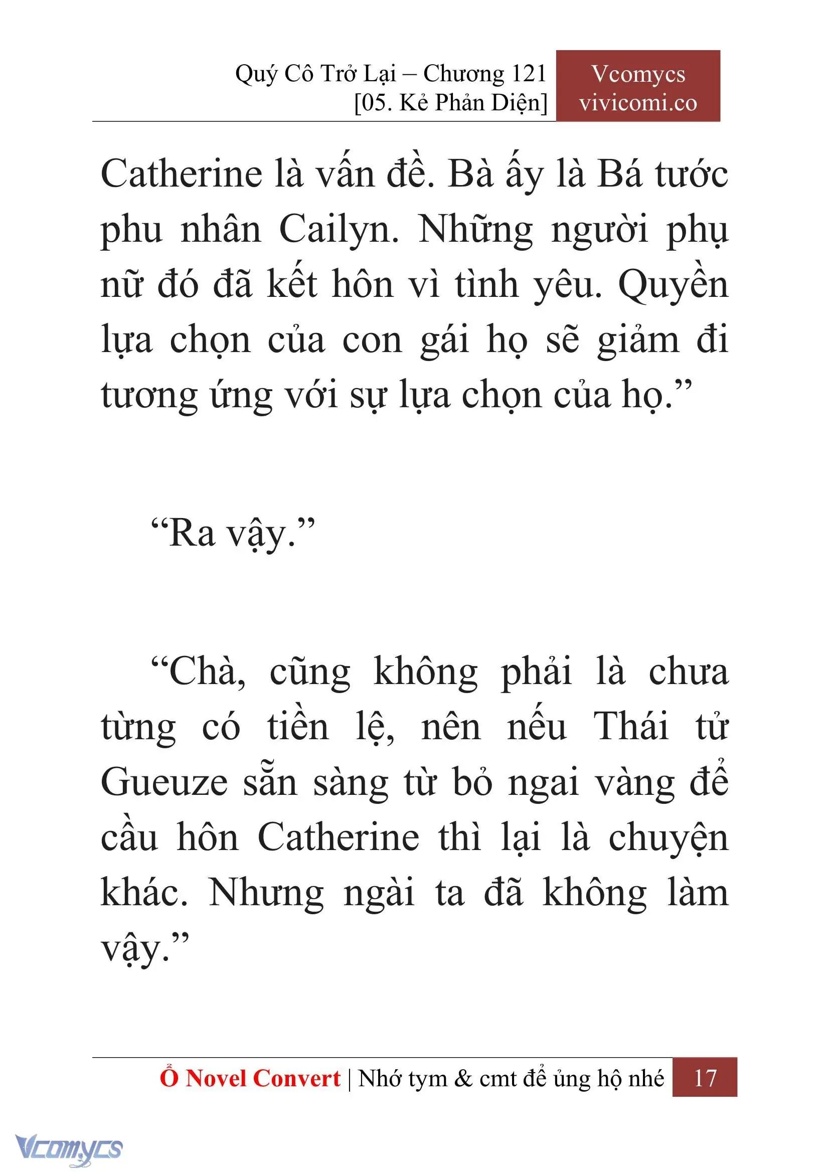 [Novel] Quý Cô Trở Lại Chapter 121 - Trang 20
