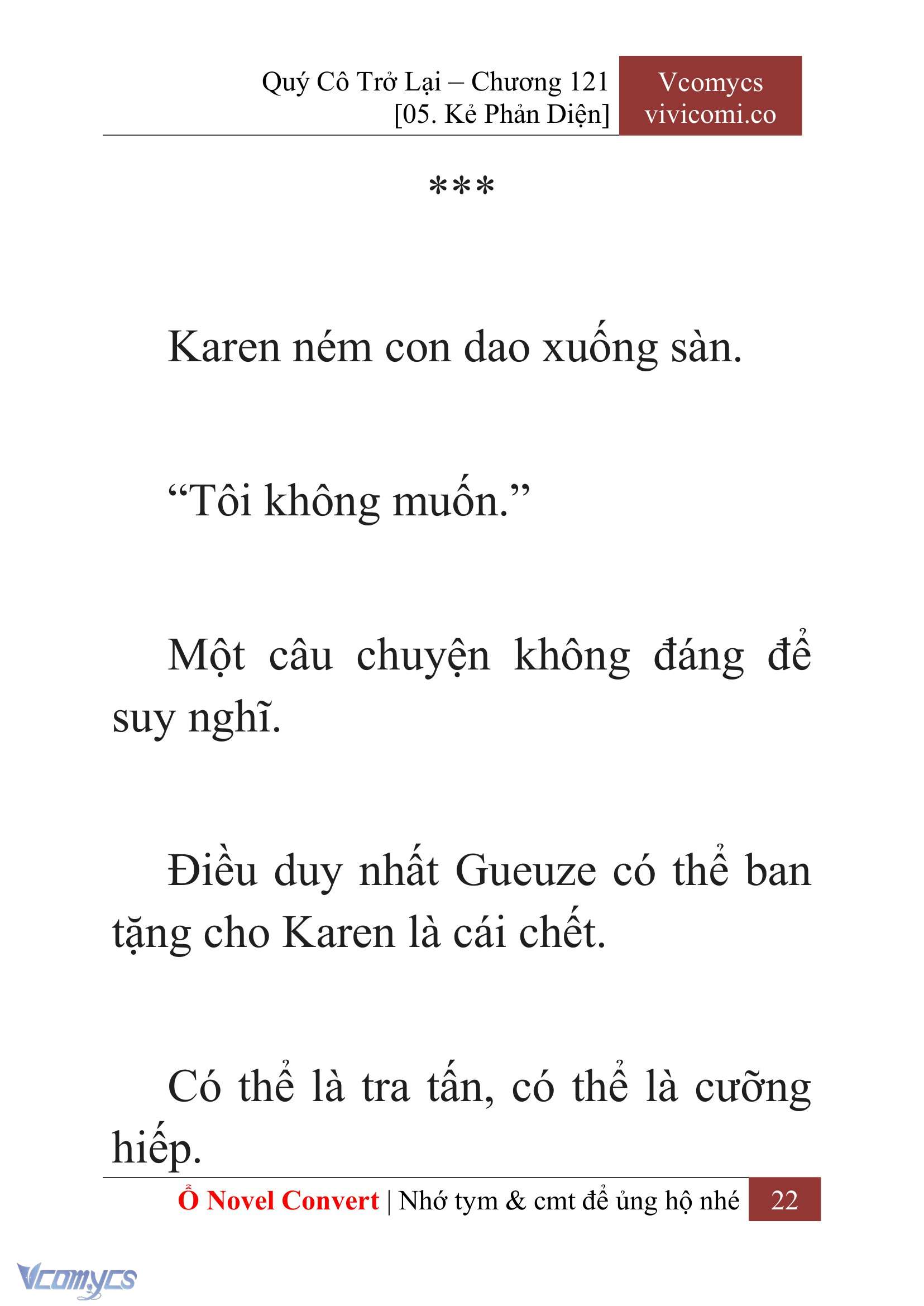 [Novel] Quý Cô Trở Lại Chapter 121 - Trang 25