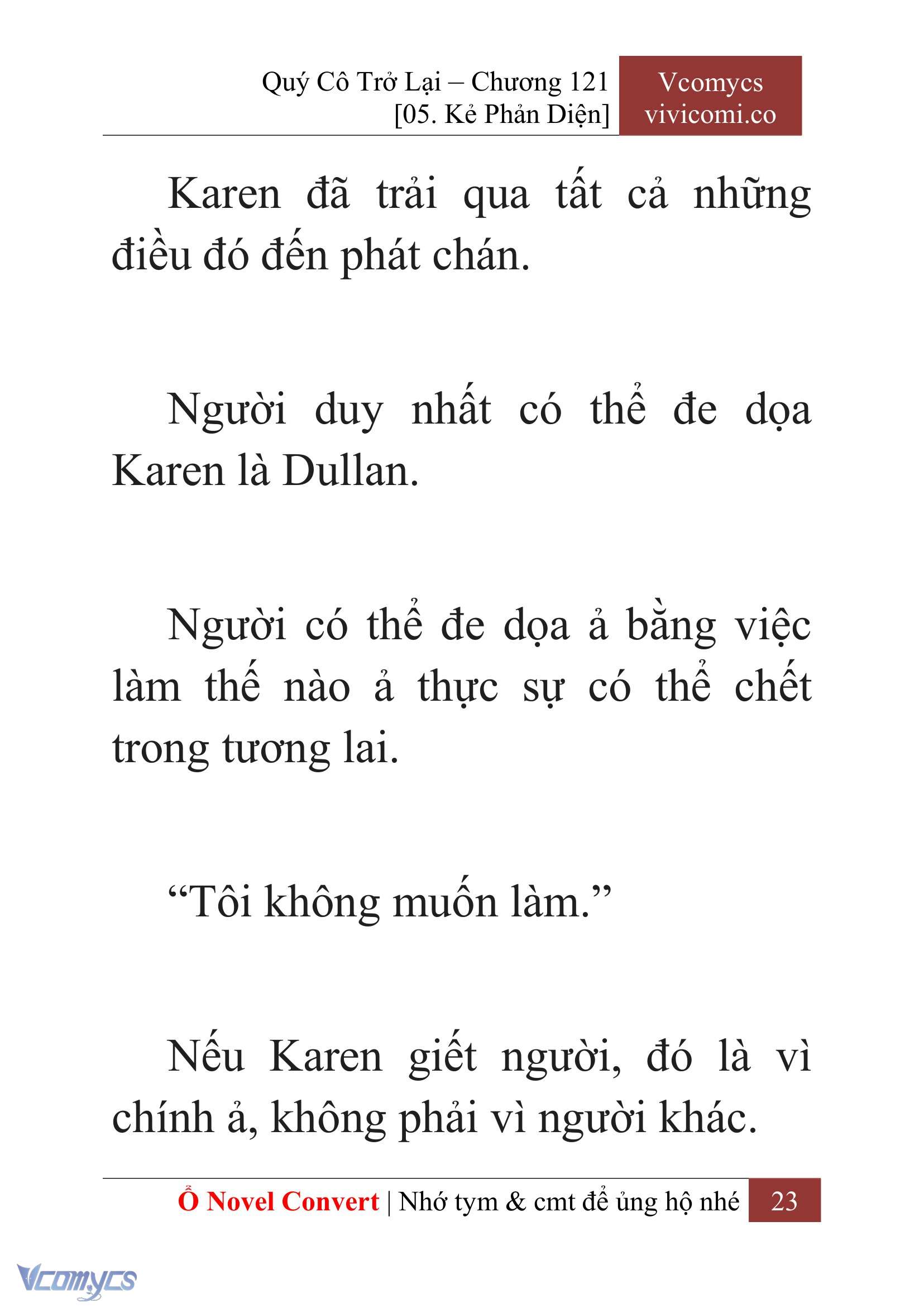 [Novel] Quý Cô Trở Lại Chapter 121 - Trang 26