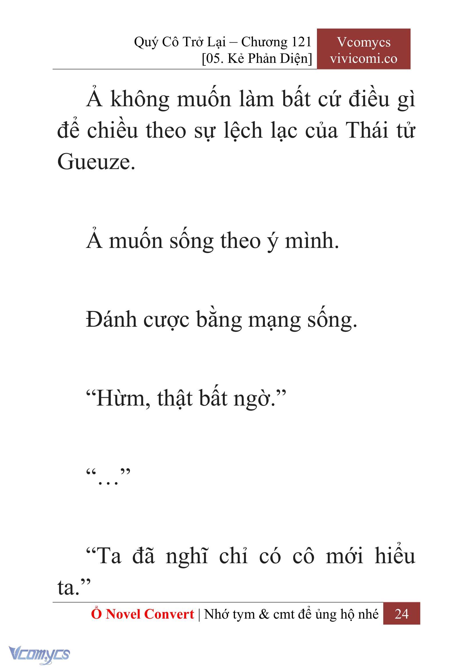 [Novel] Quý Cô Trở Lại Chapter 121 - Trang 27