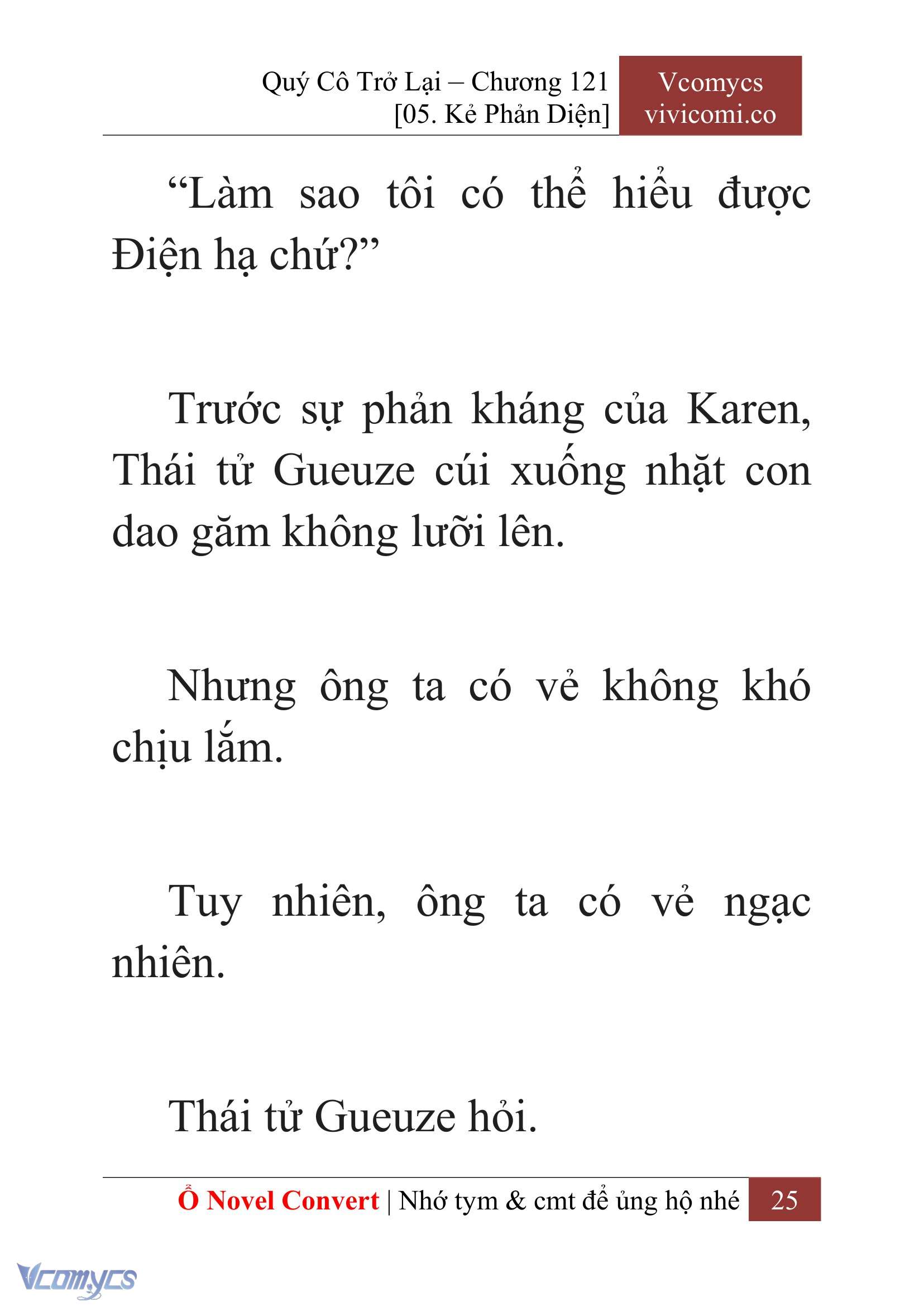 [Novel] Quý Cô Trở Lại Chapter 121 - Trang 28