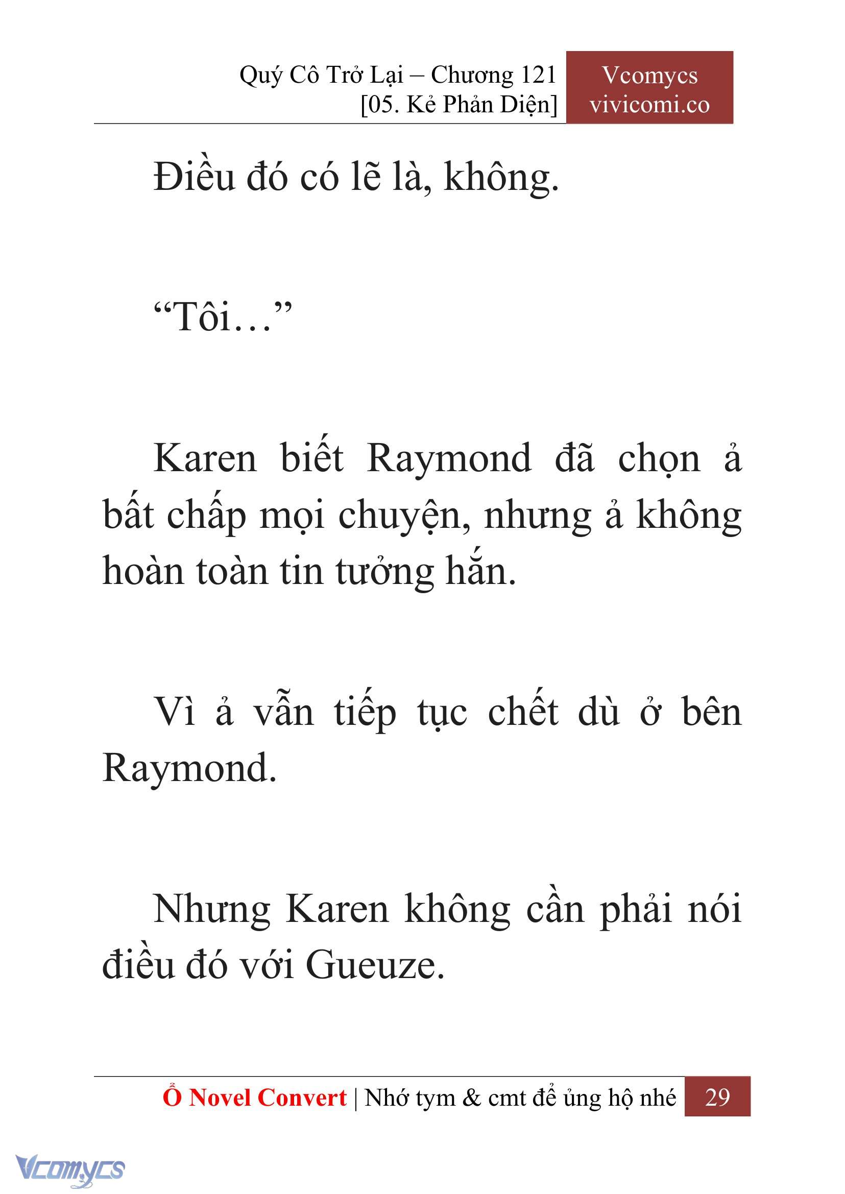 [Novel] Quý Cô Trở Lại Chapter 121 - Trang 32