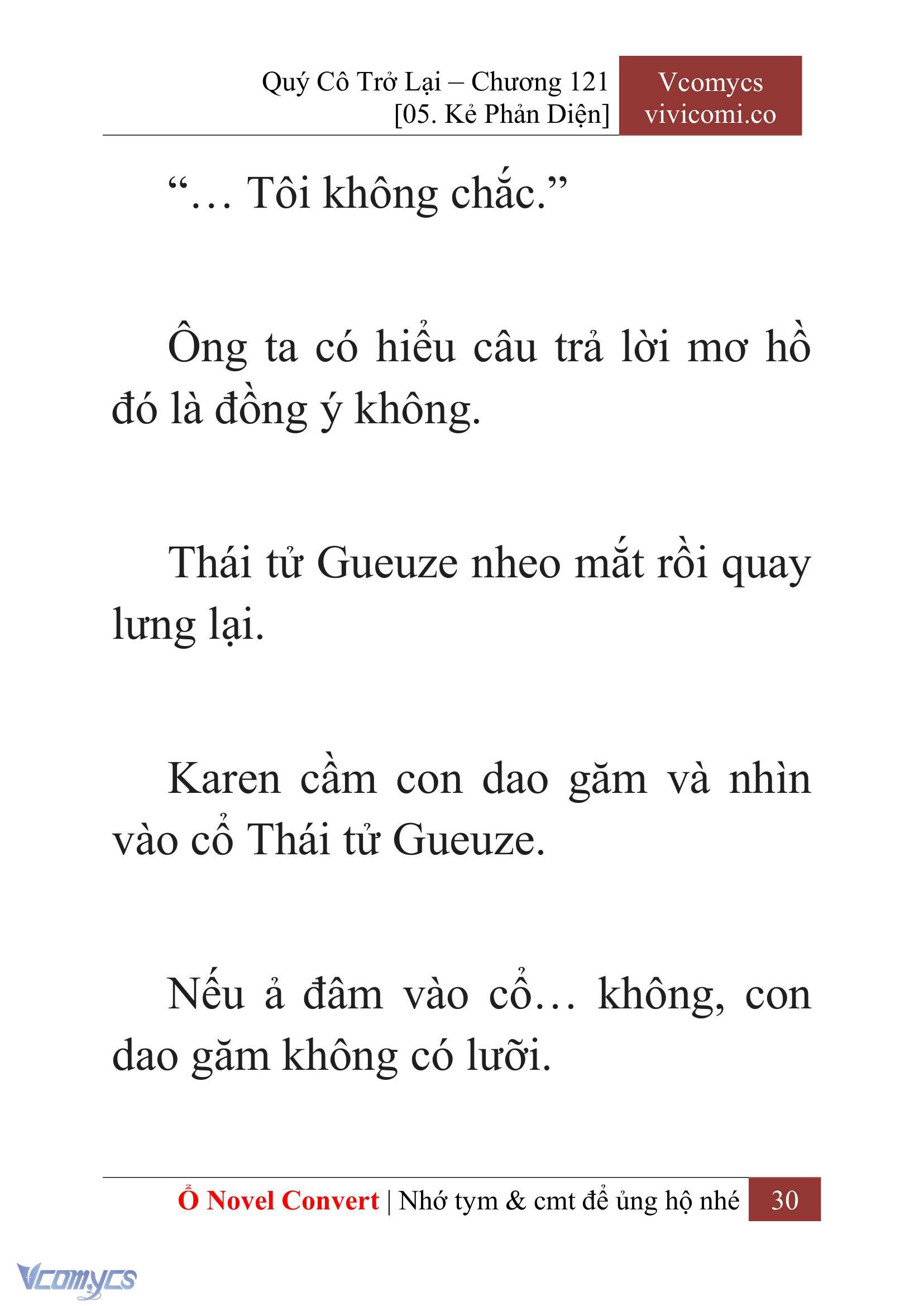 [Novel] Quý Cô Trở Lại Chapter 121 - Trang 33