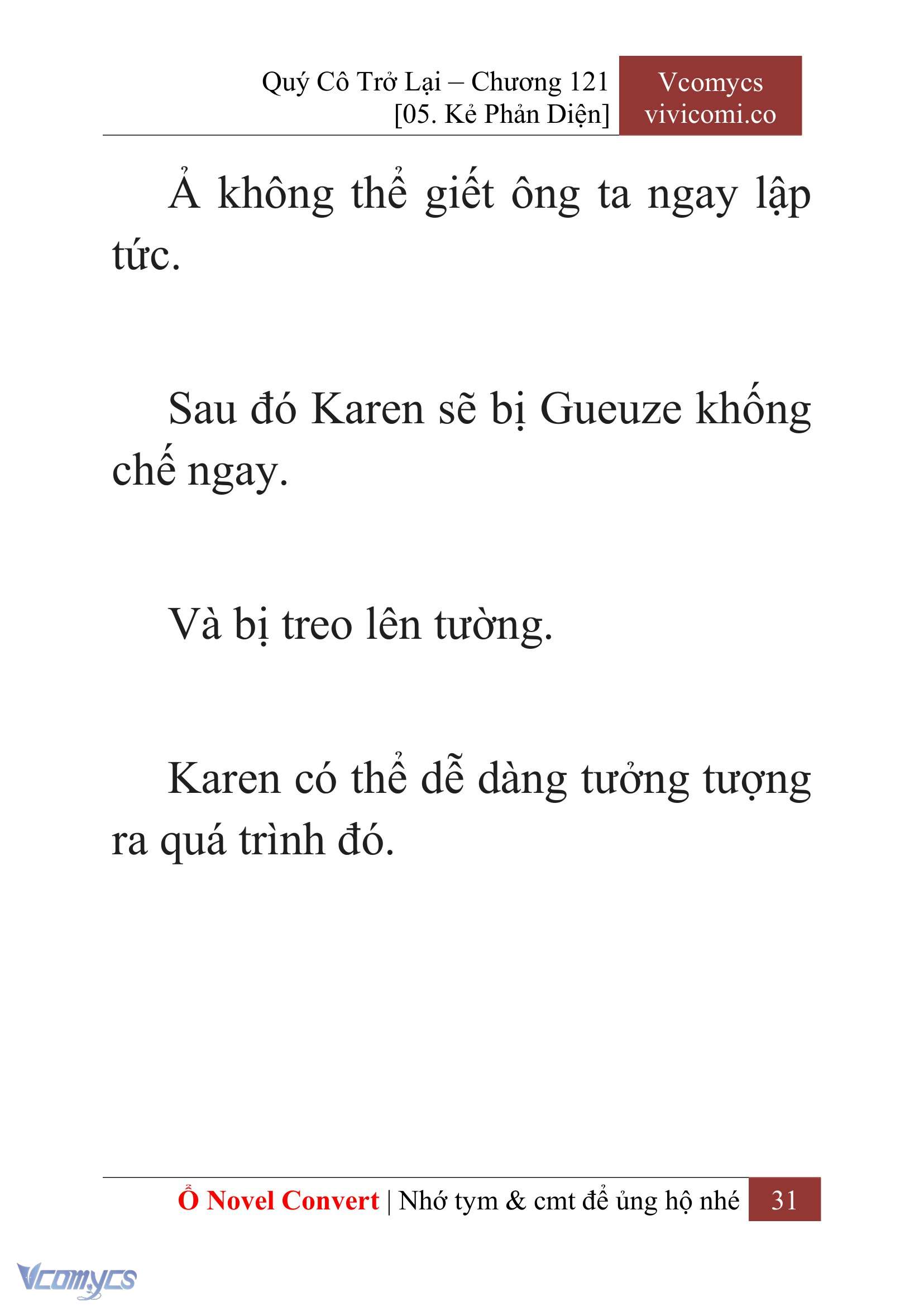 [Novel] Quý Cô Trở Lại Chapter 121 - Trang 34