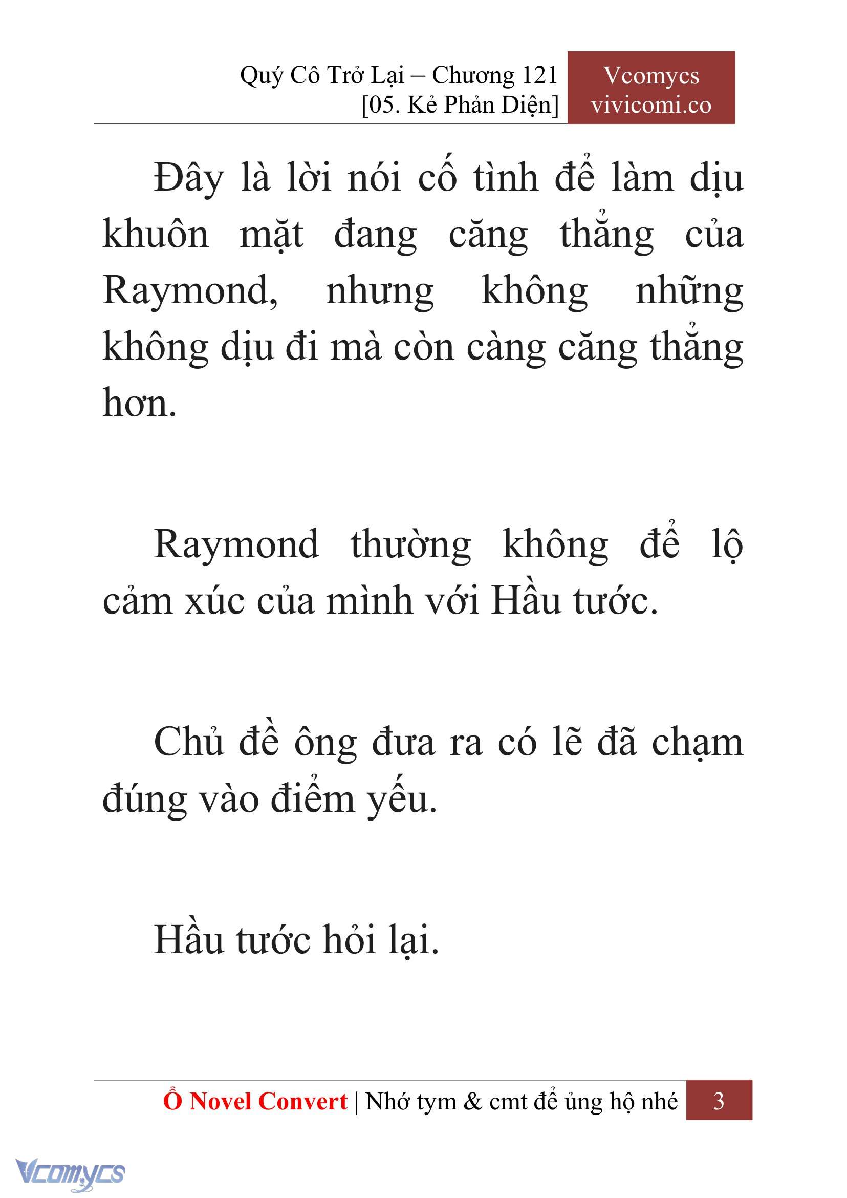 [Novel] Quý Cô Trở Lại Chapter 121 - Trang 6