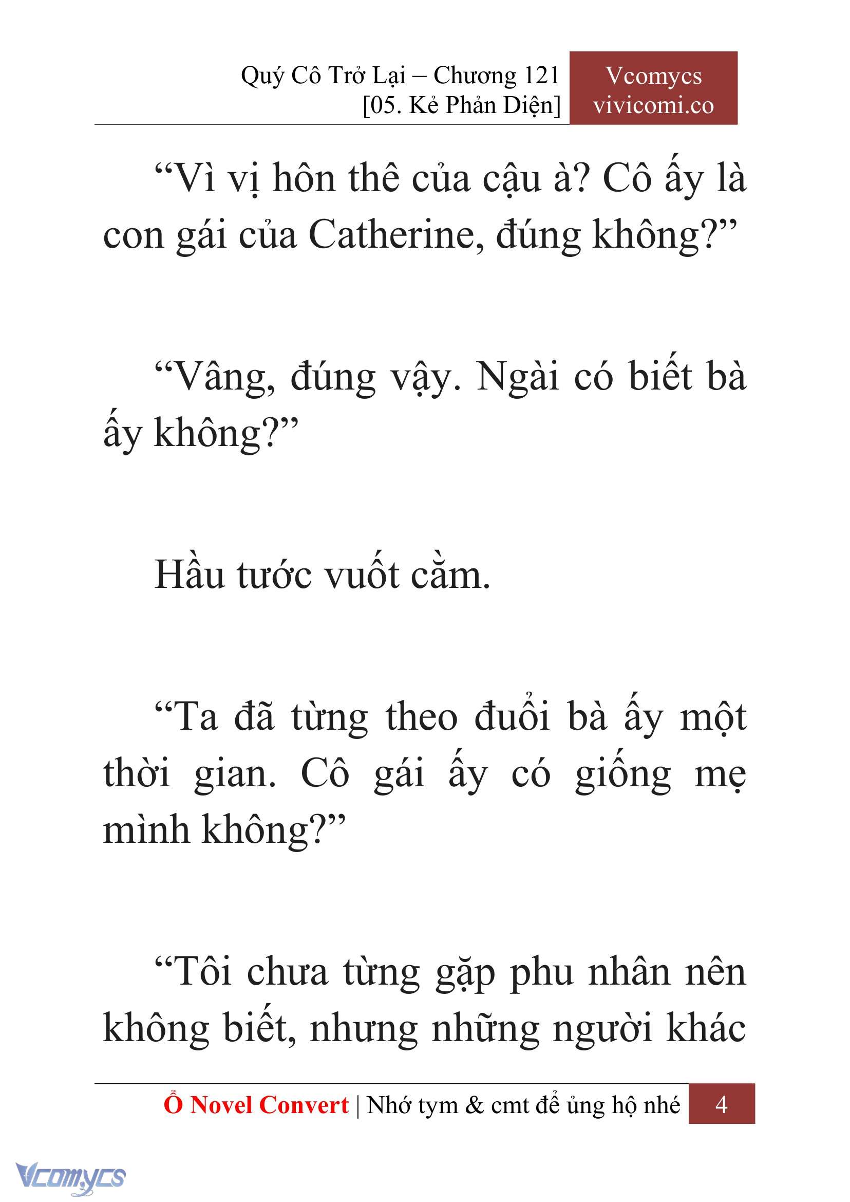 [Novel] Quý Cô Trở Lại Chapter 121 - Trang 7