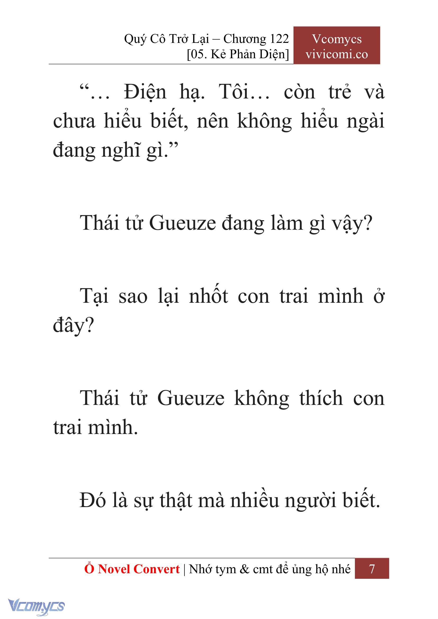 [Novel] Quý Cô Trở Lại Chapter 122 - Trang 10