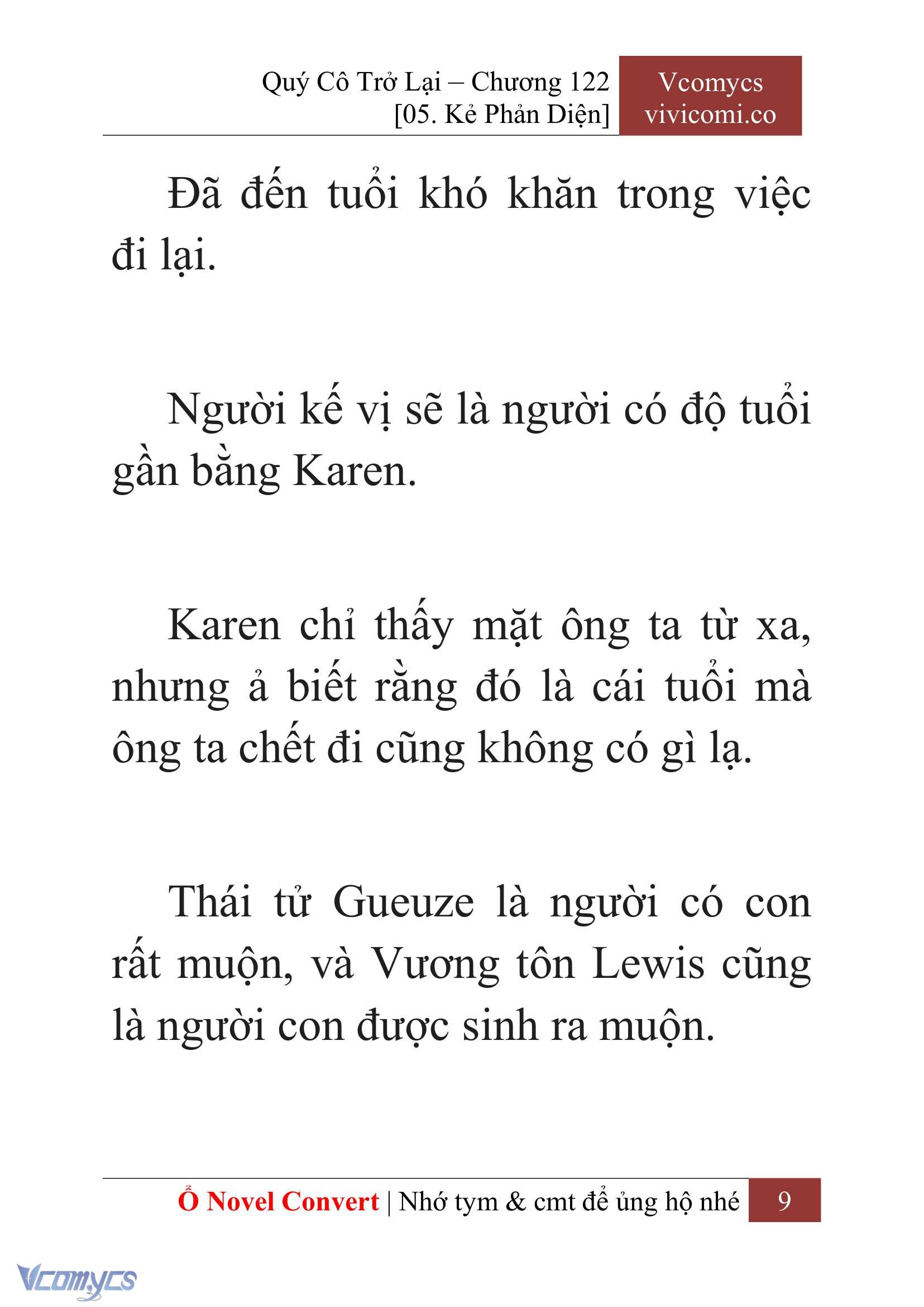 [Novel] Quý Cô Trở Lại Chapter 122 - Trang 12