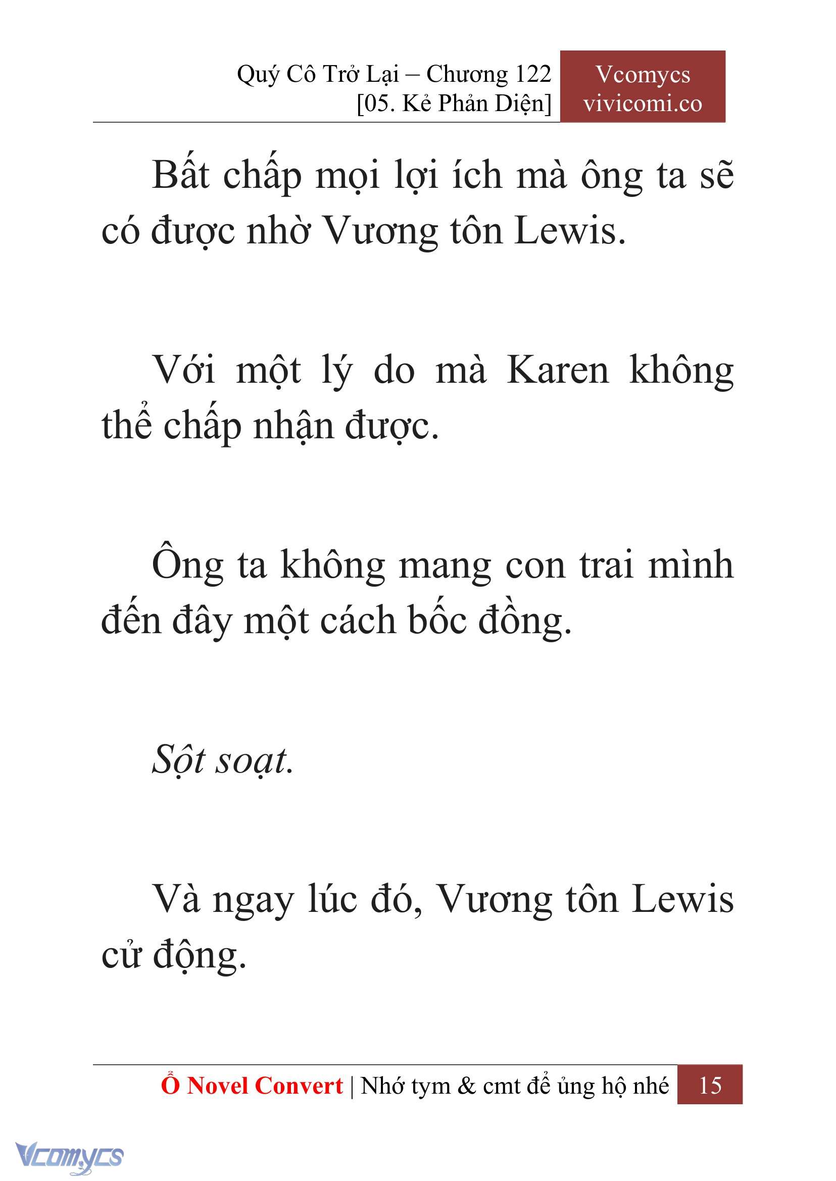 [Novel] Quý Cô Trở Lại Chapter 122 - Trang 18