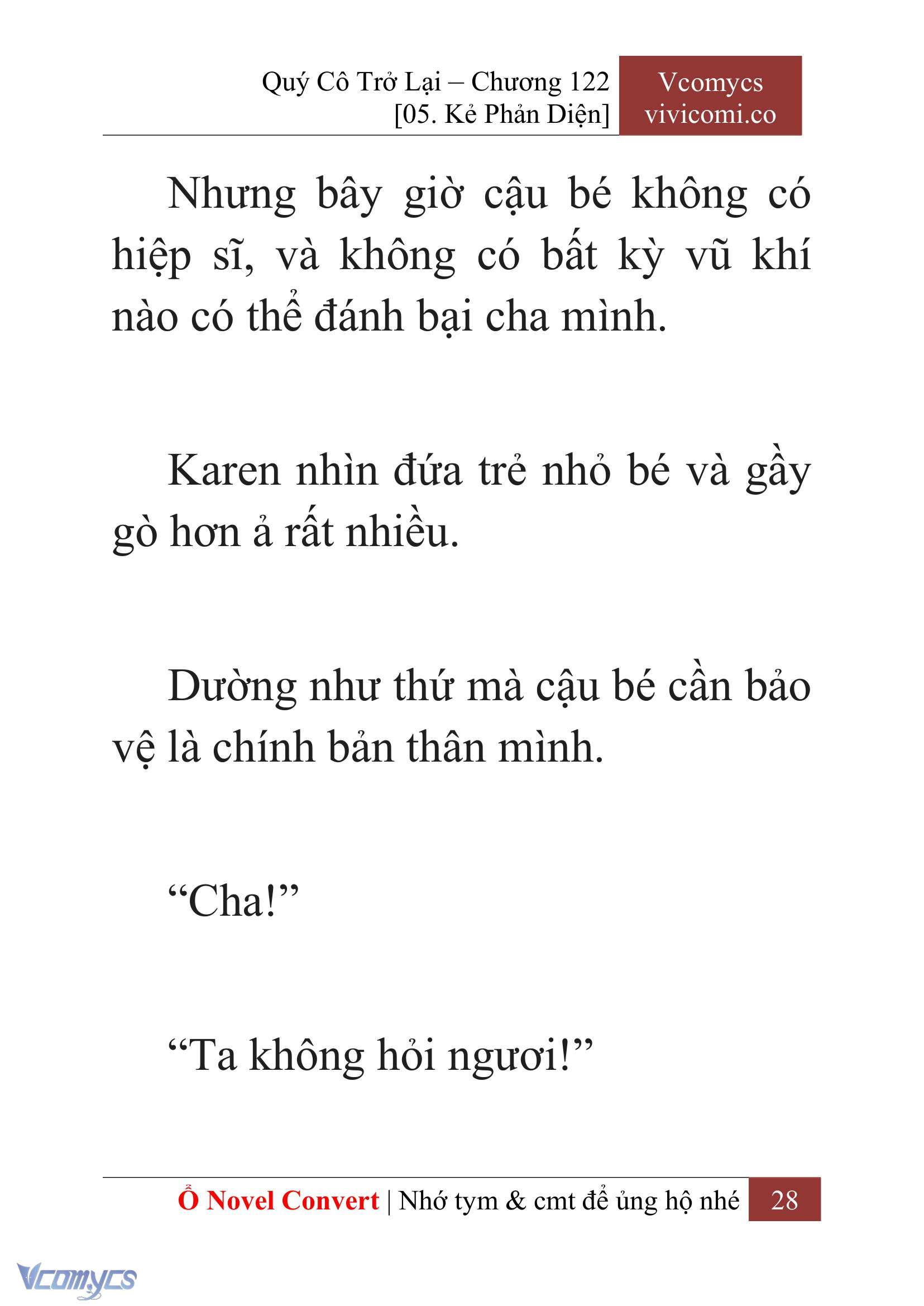 [Novel] Quý Cô Trở Lại Chapter 122 - Trang 31