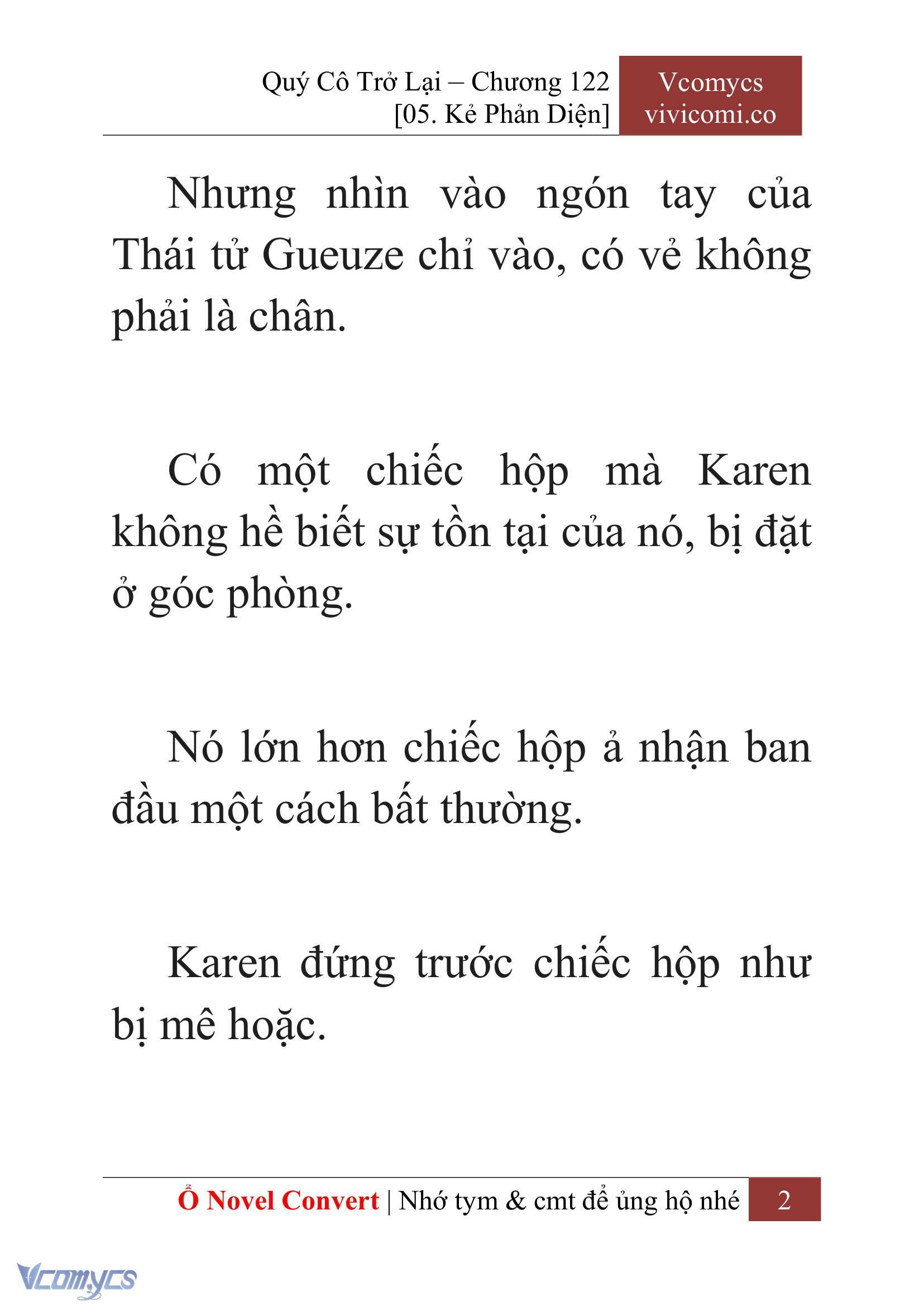 [Novel] Quý Cô Trở Lại Chapter 122 - Trang 5