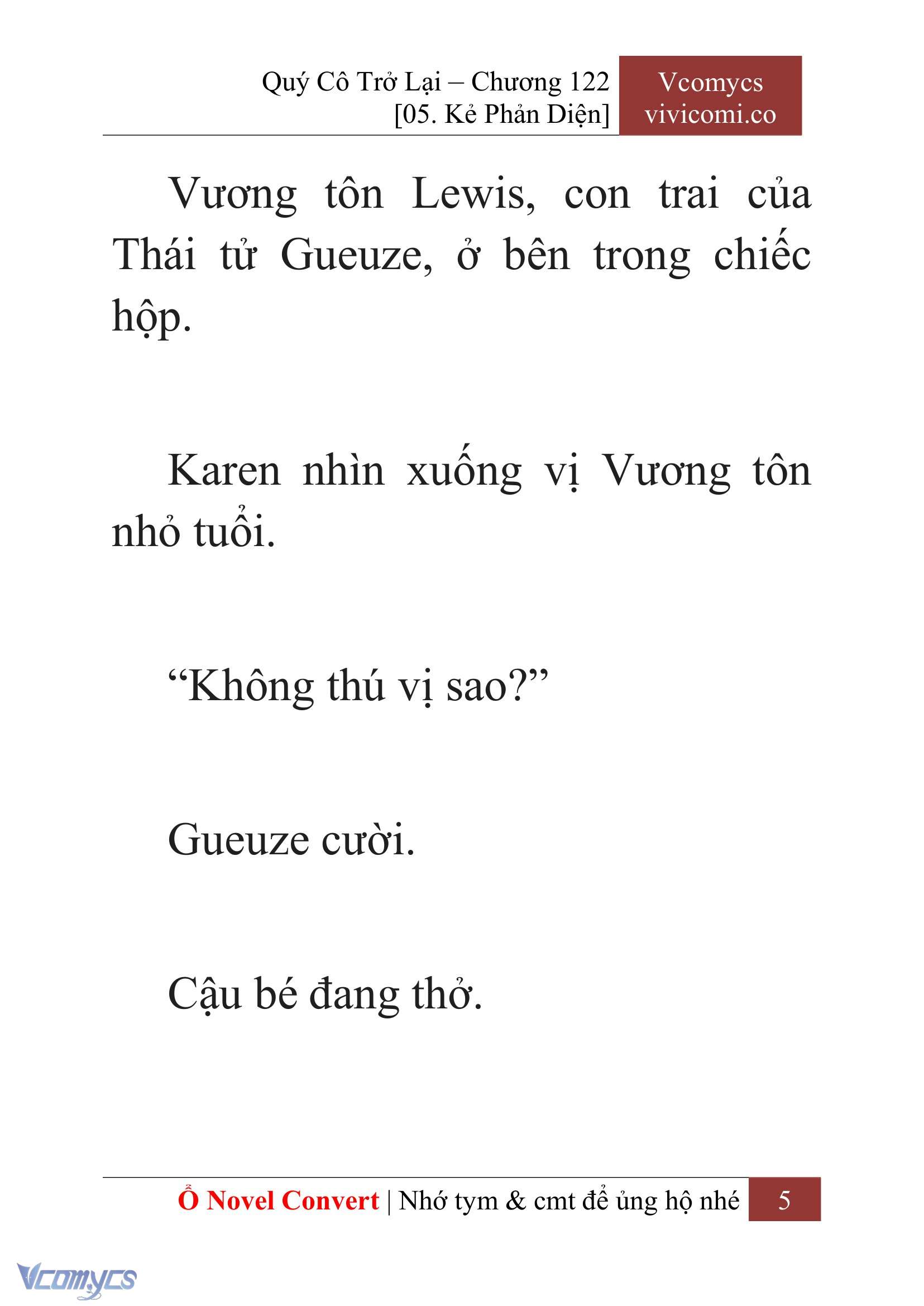 [Novel] Quý Cô Trở Lại Chapter 122 - Trang 8