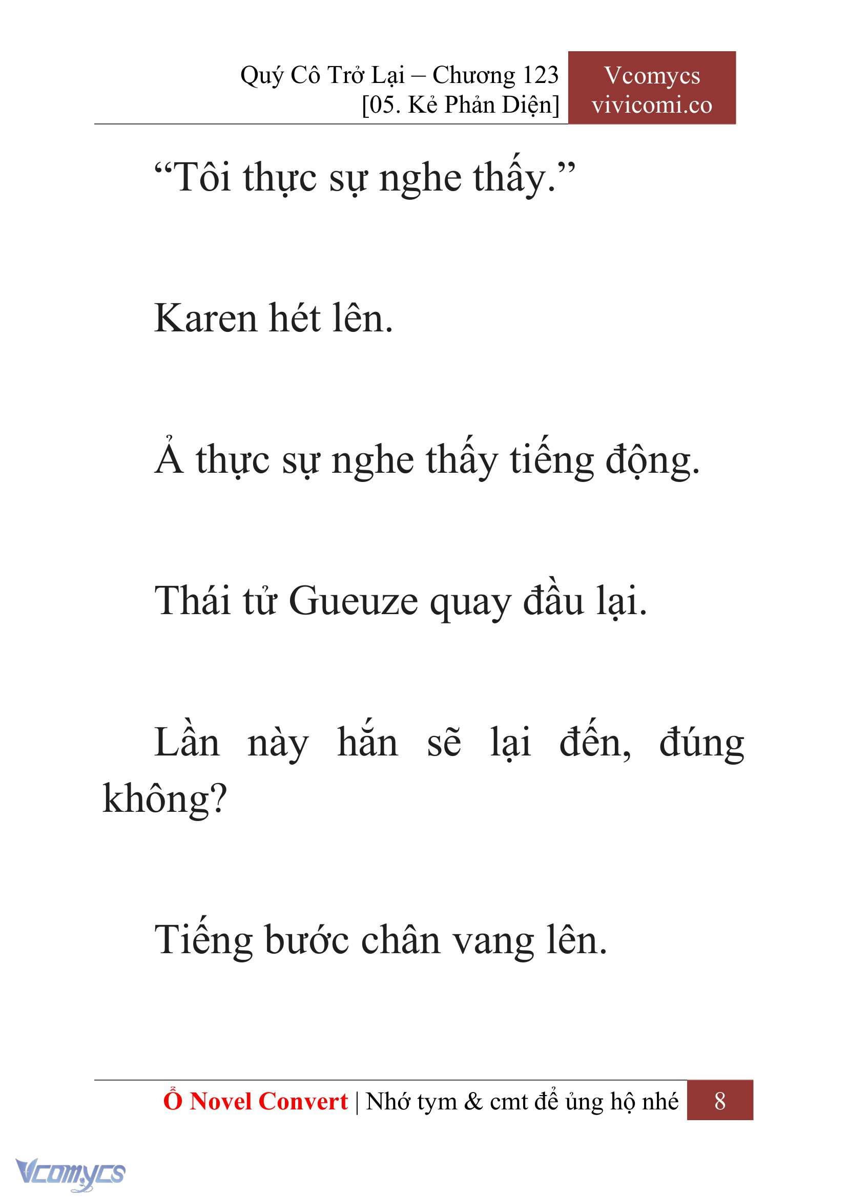 [Novel] Quý Cô Trở Lại Chapter 123 - Trang 11