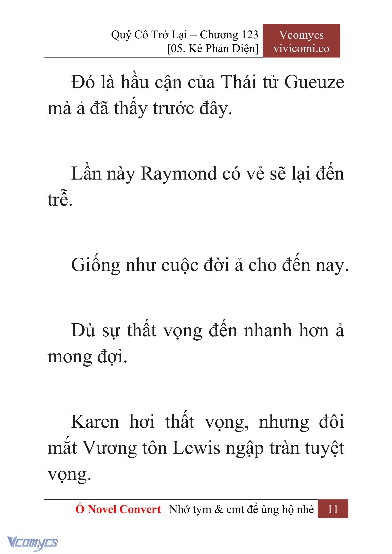 [Novel] Quý Cô Trở Lại Chapter 123 - Trang 14