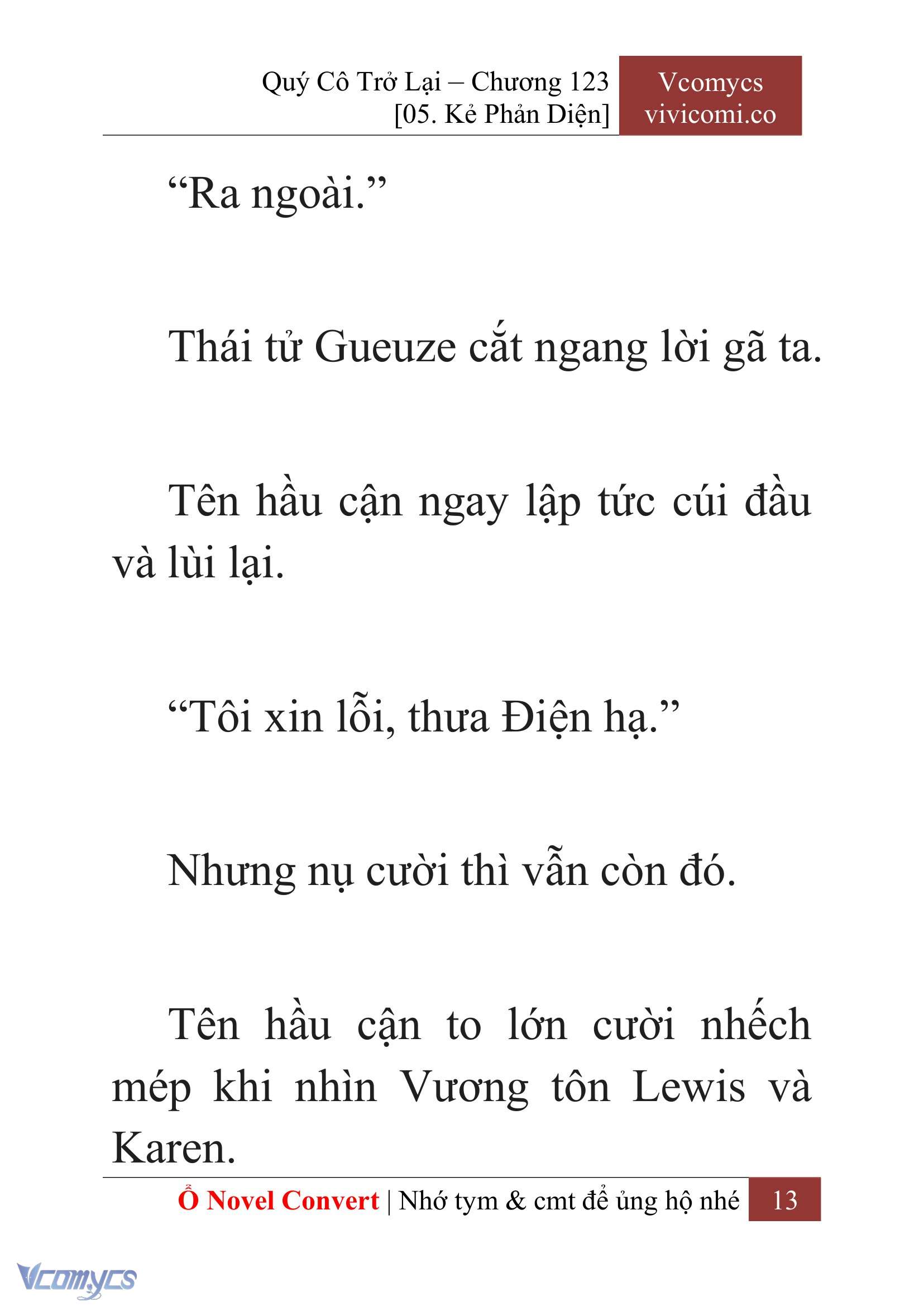 [Novel] Quý Cô Trở Lại Chapter 123 - Trang 16