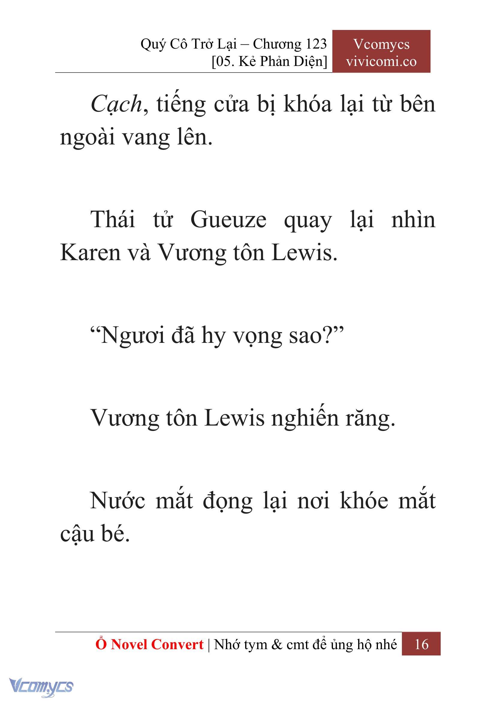 [Novel] Quý Cô Trở Lại Chapter 123 - Trang 19