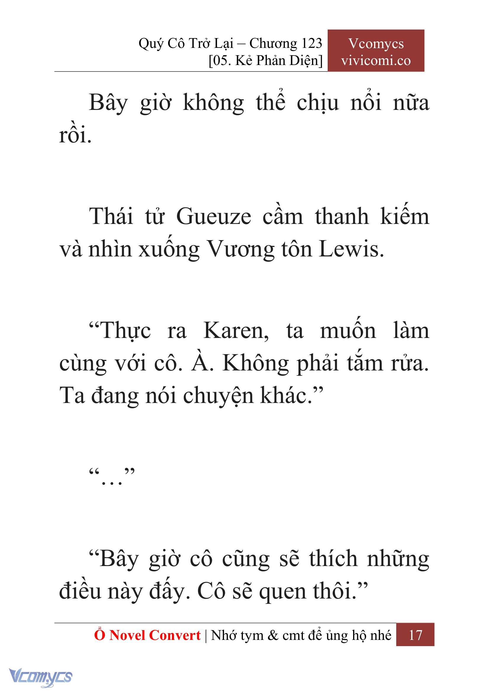 [Novel] Quý Cô Trở Lại Chapter 123 - Trang 20
