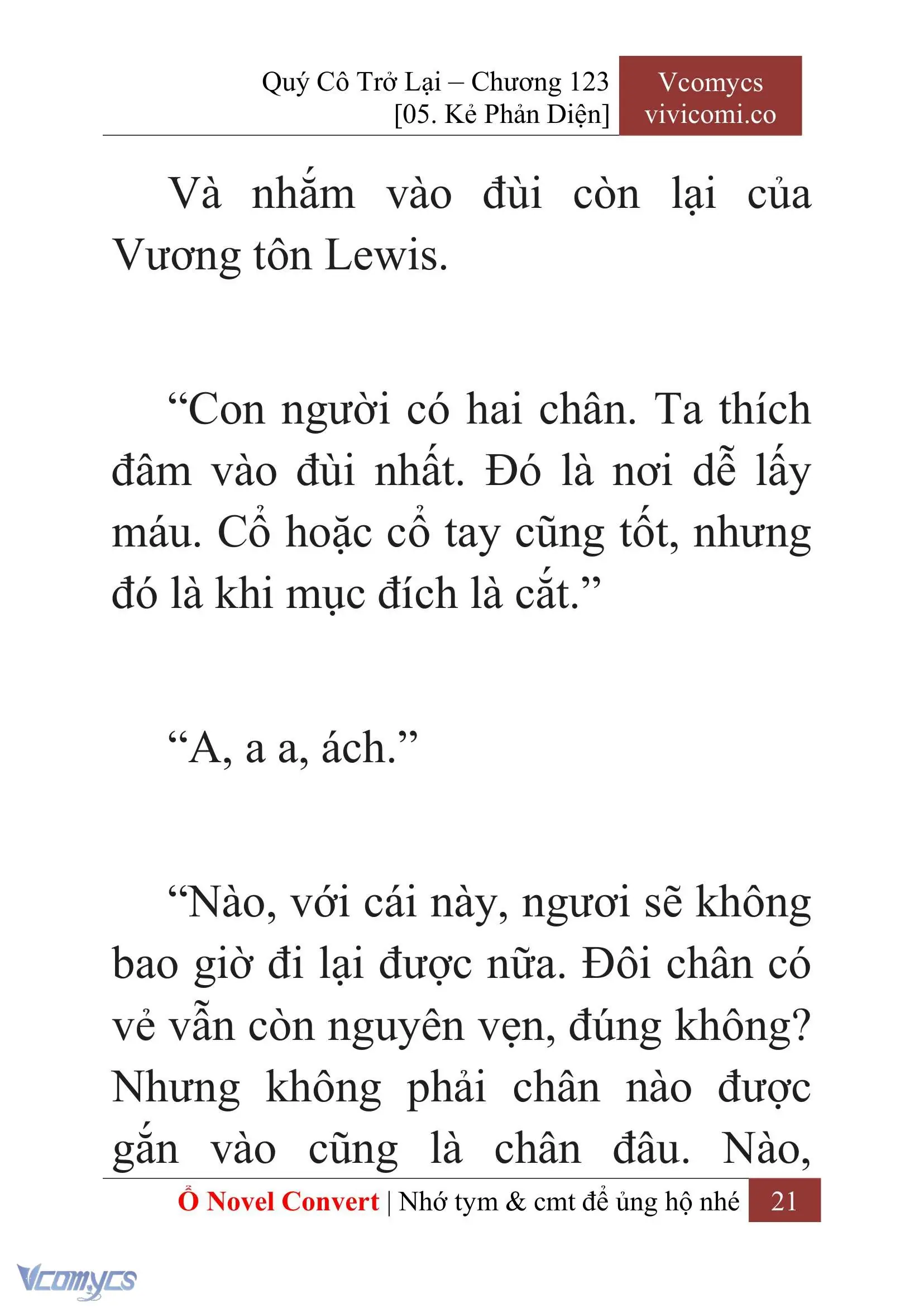 [Novel] Quý Cô Trở Lại Chapter 123 - Trang 24