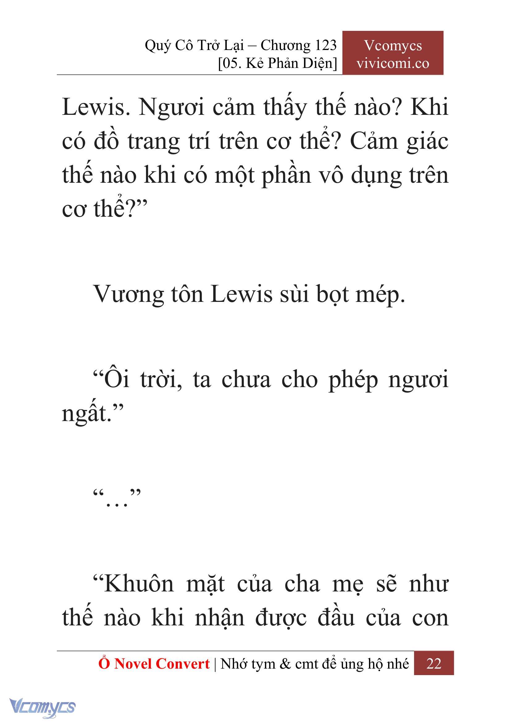 [Novel] Quý Cô Trở Lại Chapter 123 - Trang 25