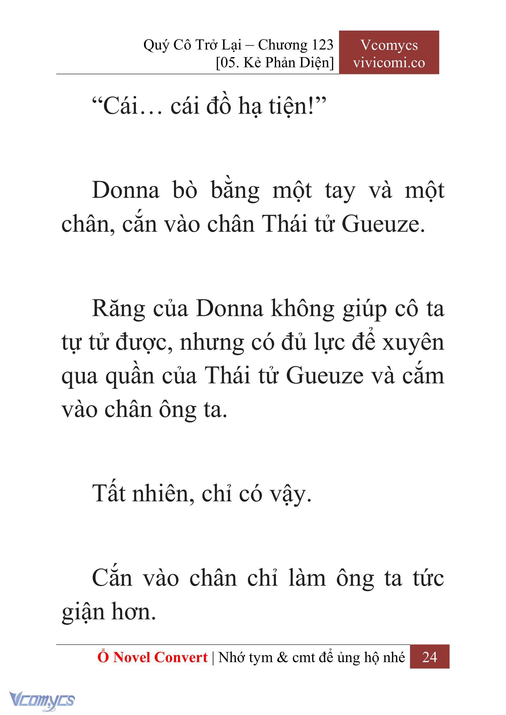 [Novel] Quý Cô Trở Lại Chapter 123 - Trang 27