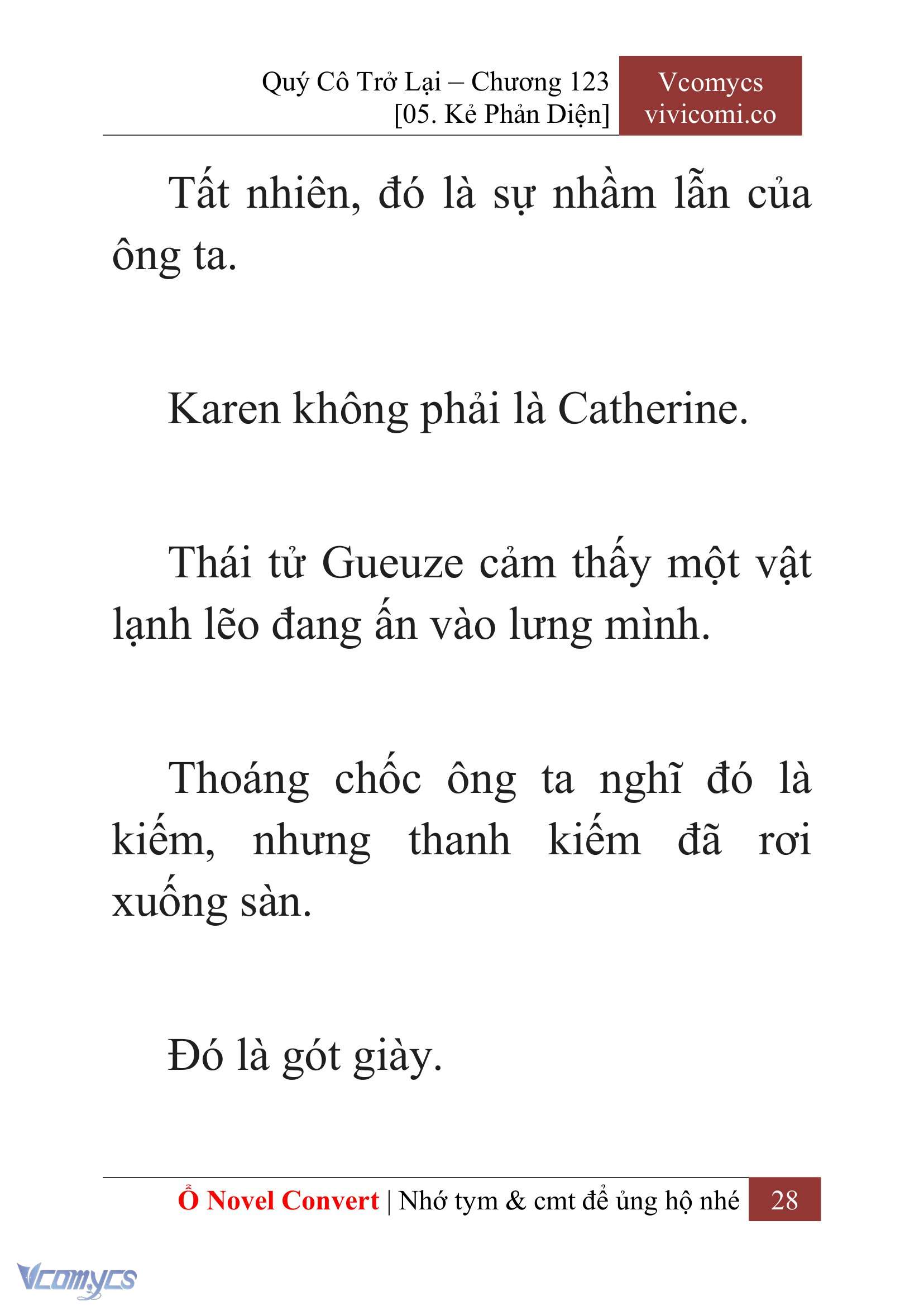 [Novel] Quý Cô Trở Lại Chapter 123 - Trang 31