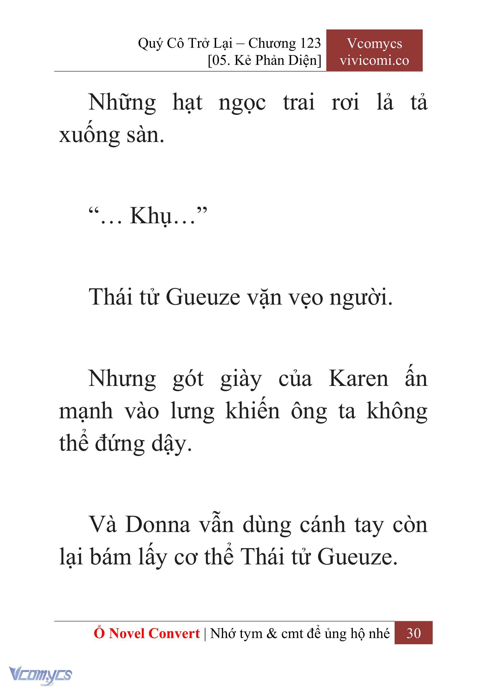 [Novel] Quý Cô Trở Lại Chapter 123 - Trang 33