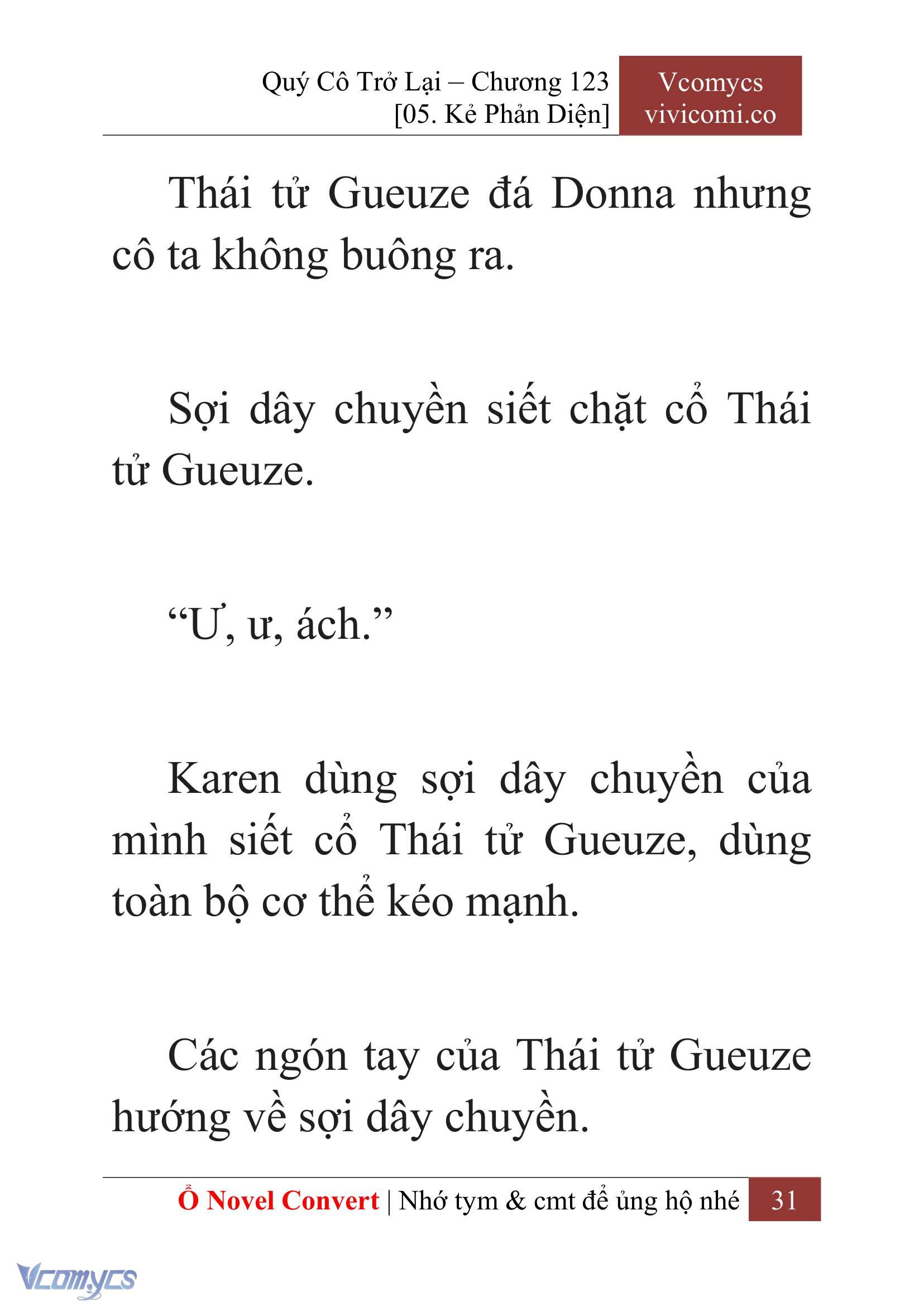[Novel] Quý Cô Trở Lại Chapter 123 - Trang 34