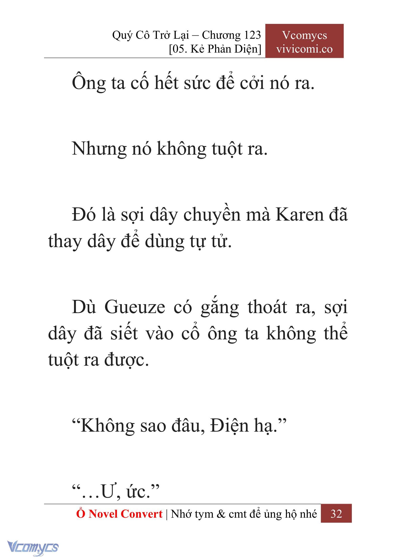 [Novel] Quý Cô Trở Lại Chapter 123 - Trang 35