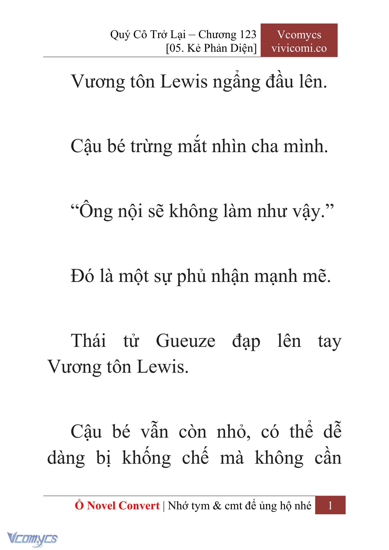 [Novel] Quý Cô Trở Lại Chapter 123 - Trang 4