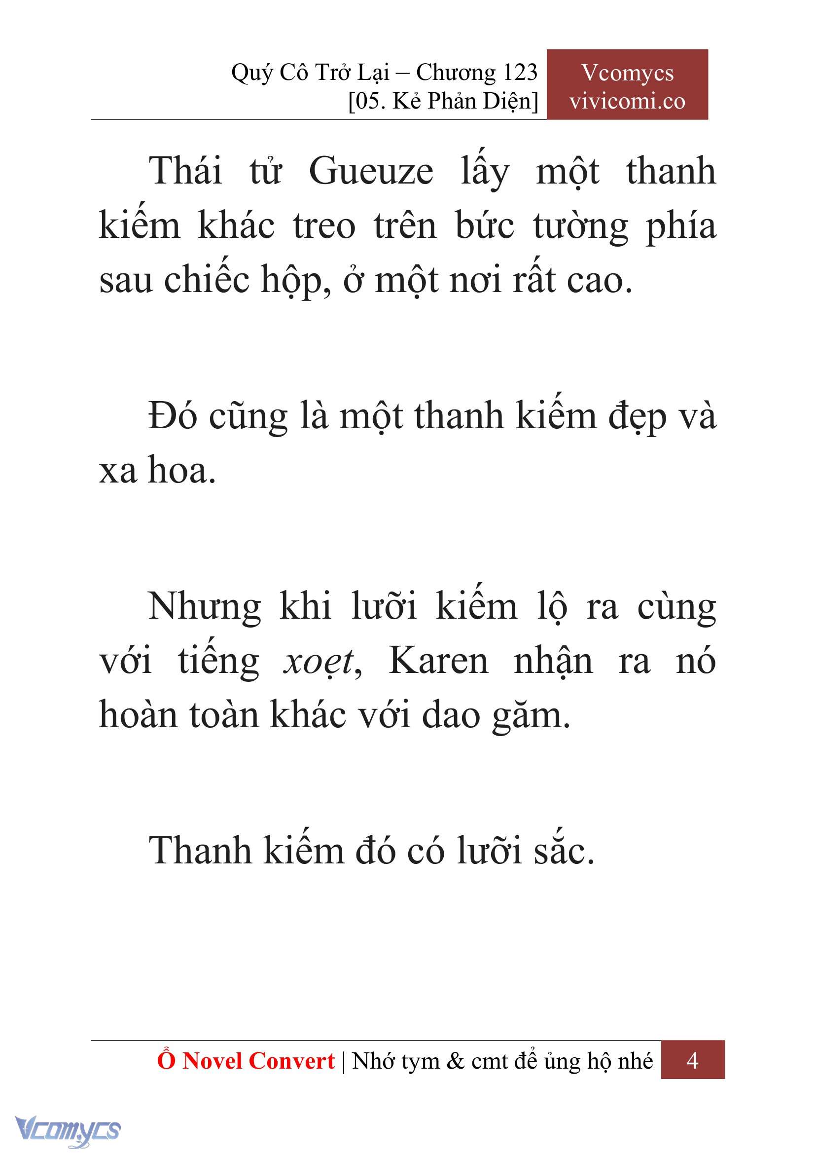 [Novel] Quý Cô Trở Lại Chapter 123 - Trang 7