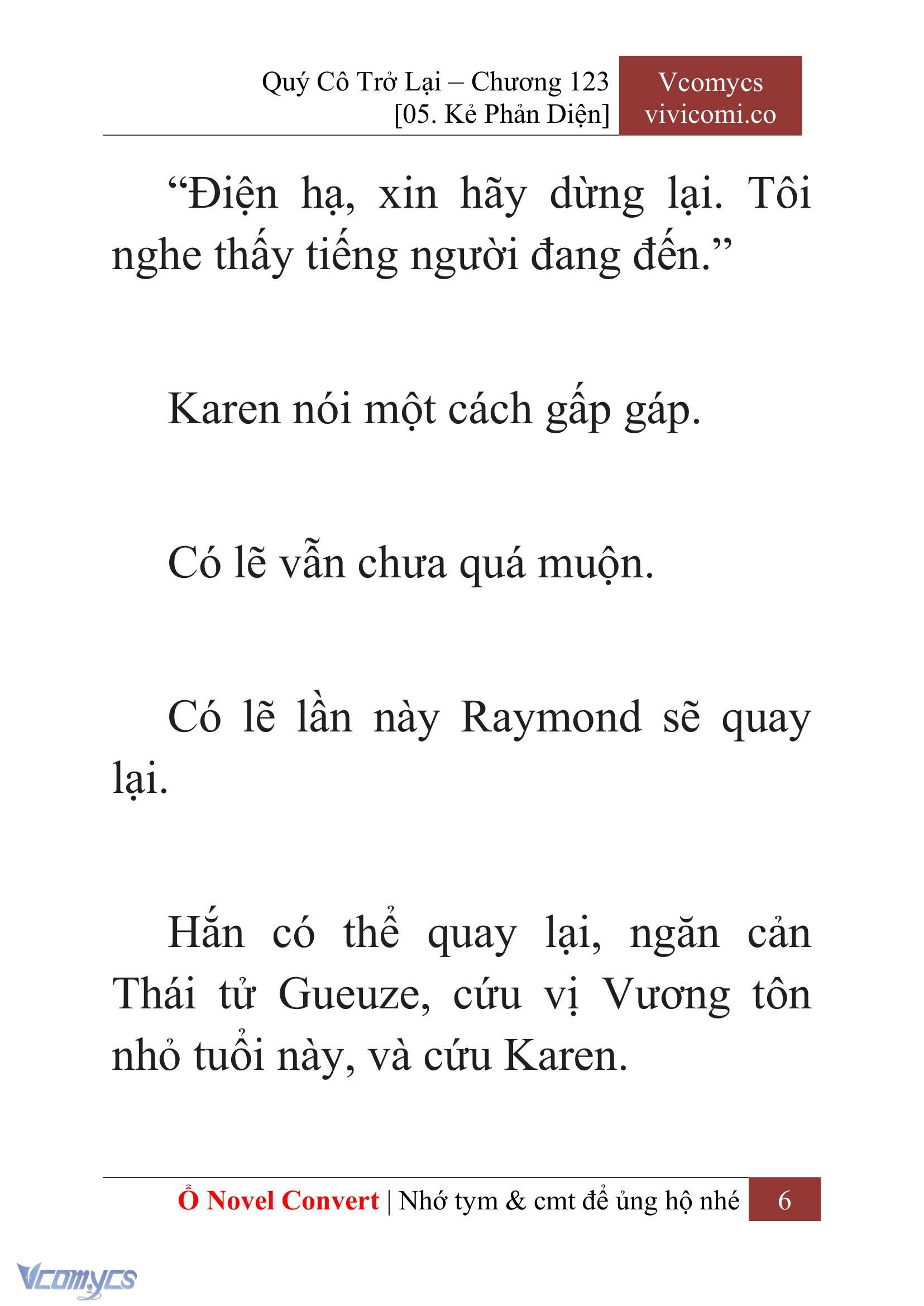 [Novel] Quý Cô Trở Lại Chapter 123 - Trang 9