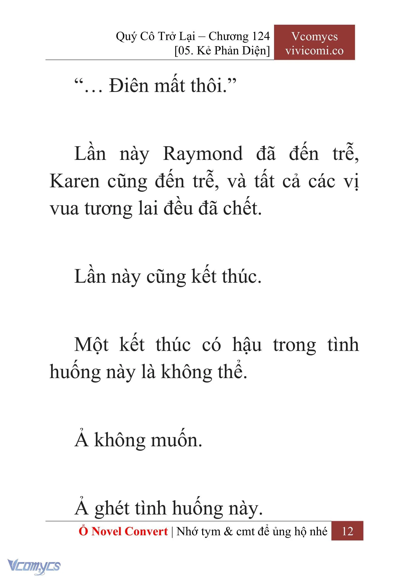 [Novel] Quý Cô Trở Lại Chapter 124 - Trang 15