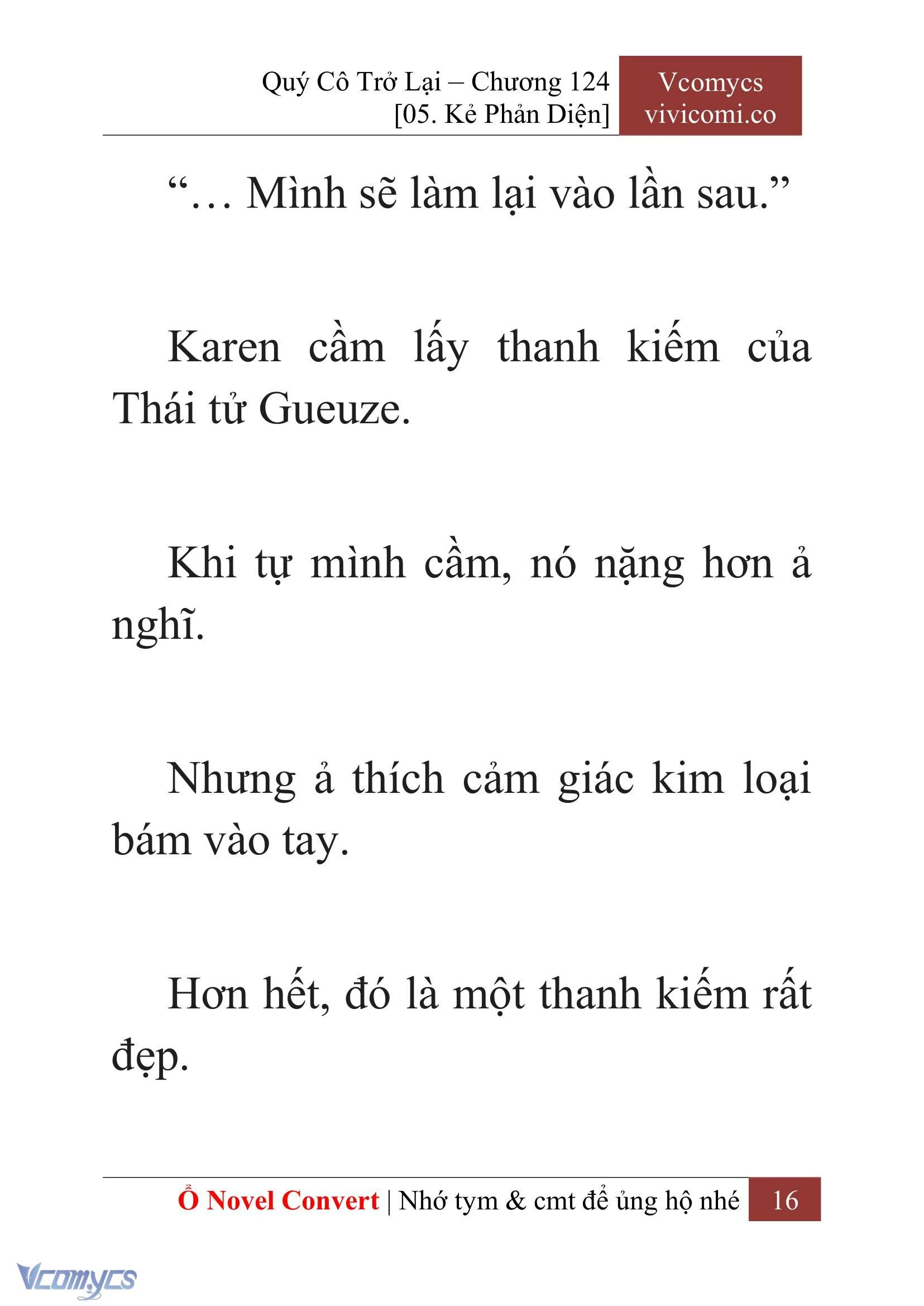 [Novel] Quý Cô Trở Lại Chapter 124 - Trang 19