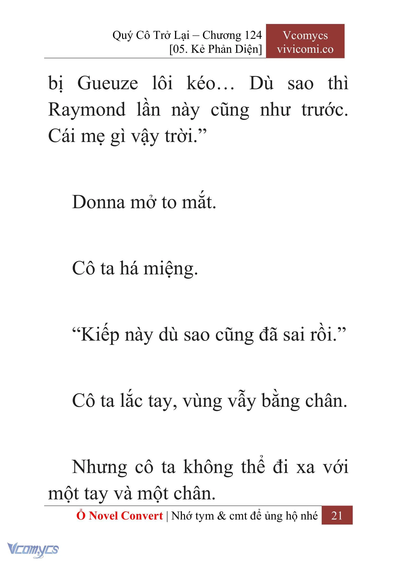 [Novel] Quý Cô Trở Lại Chapter 124 - Trang 24
